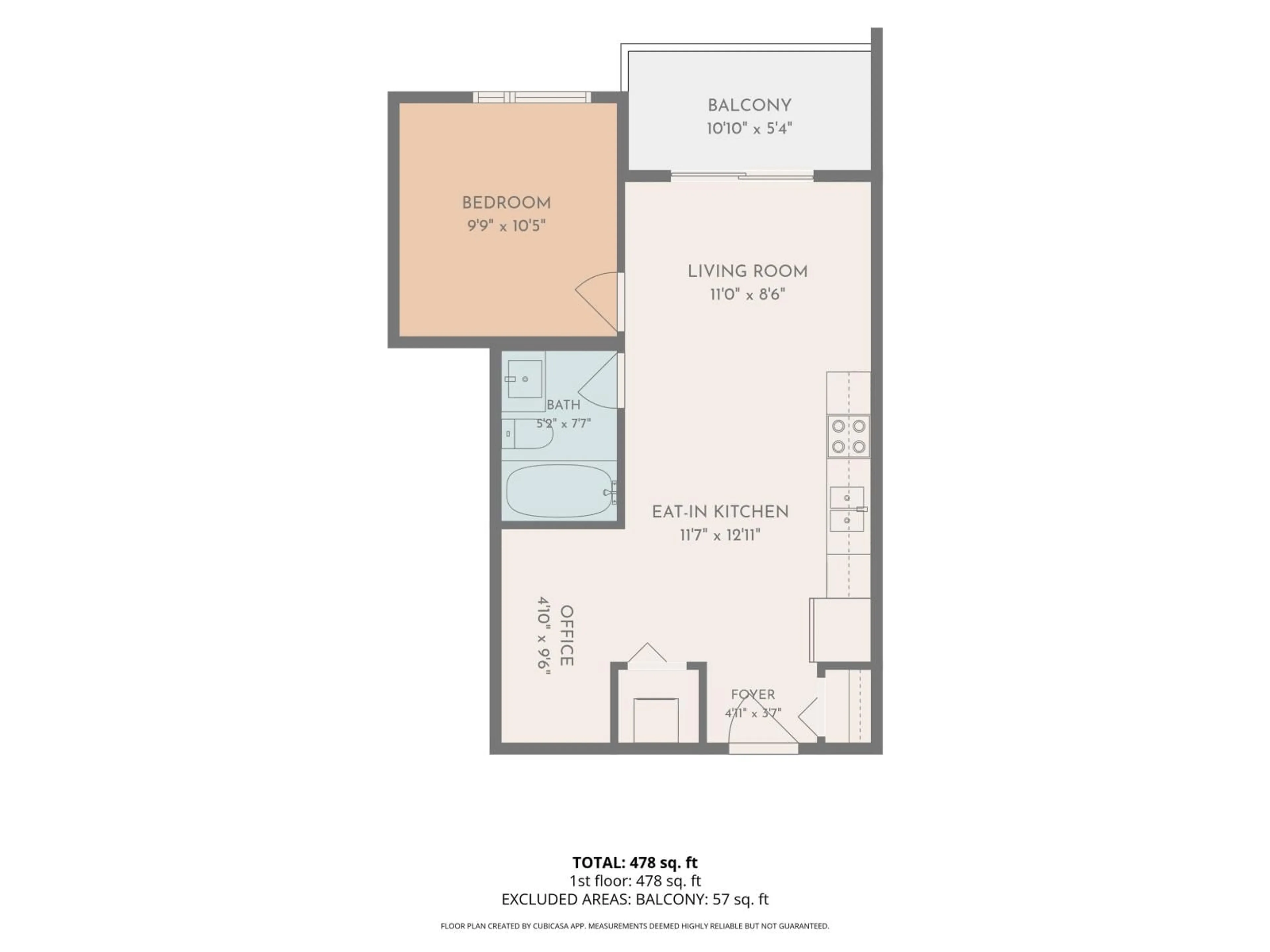 Floor plan for 514 - 13768 108 AVENUE, Surrey British Columbia V3T0L9