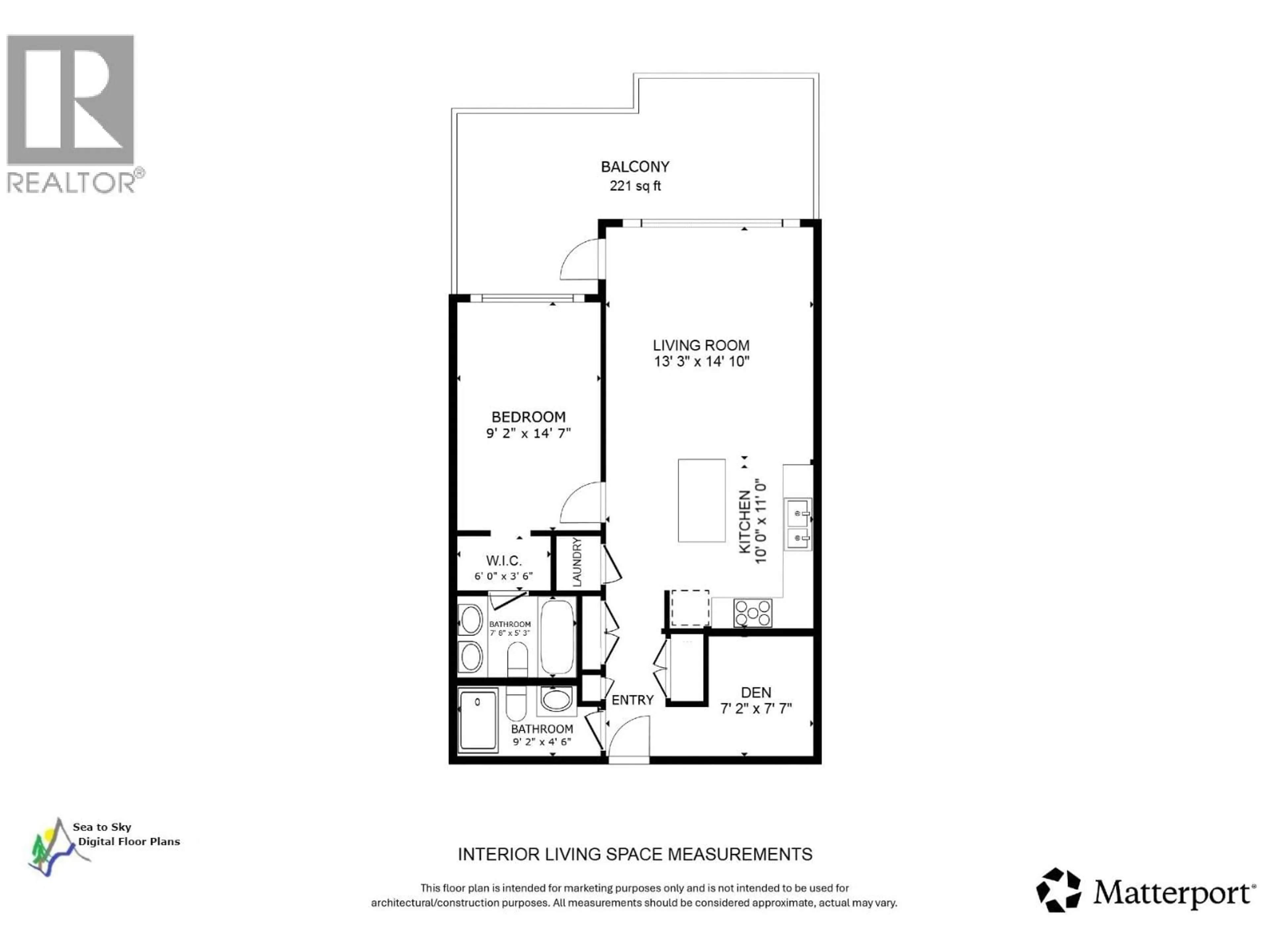 Floor plan for 508 - 38033 SECOND AVENUE, Squamish British Columbia V8B0C4