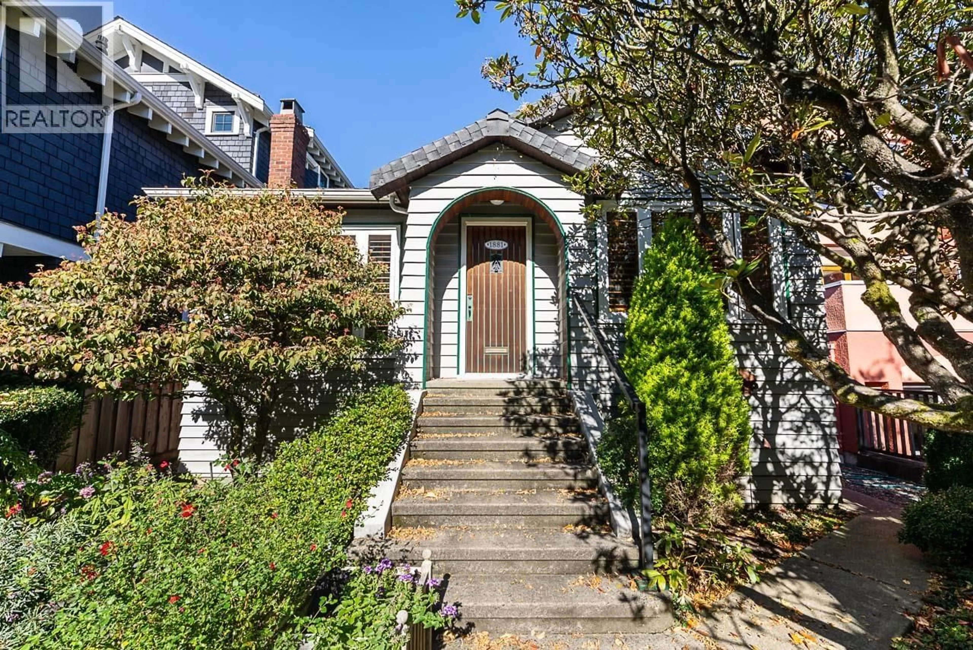 Home with brick exterior material, street for 1881 WHYTE AVENUE, Vancouver British Columbia V6J1B1