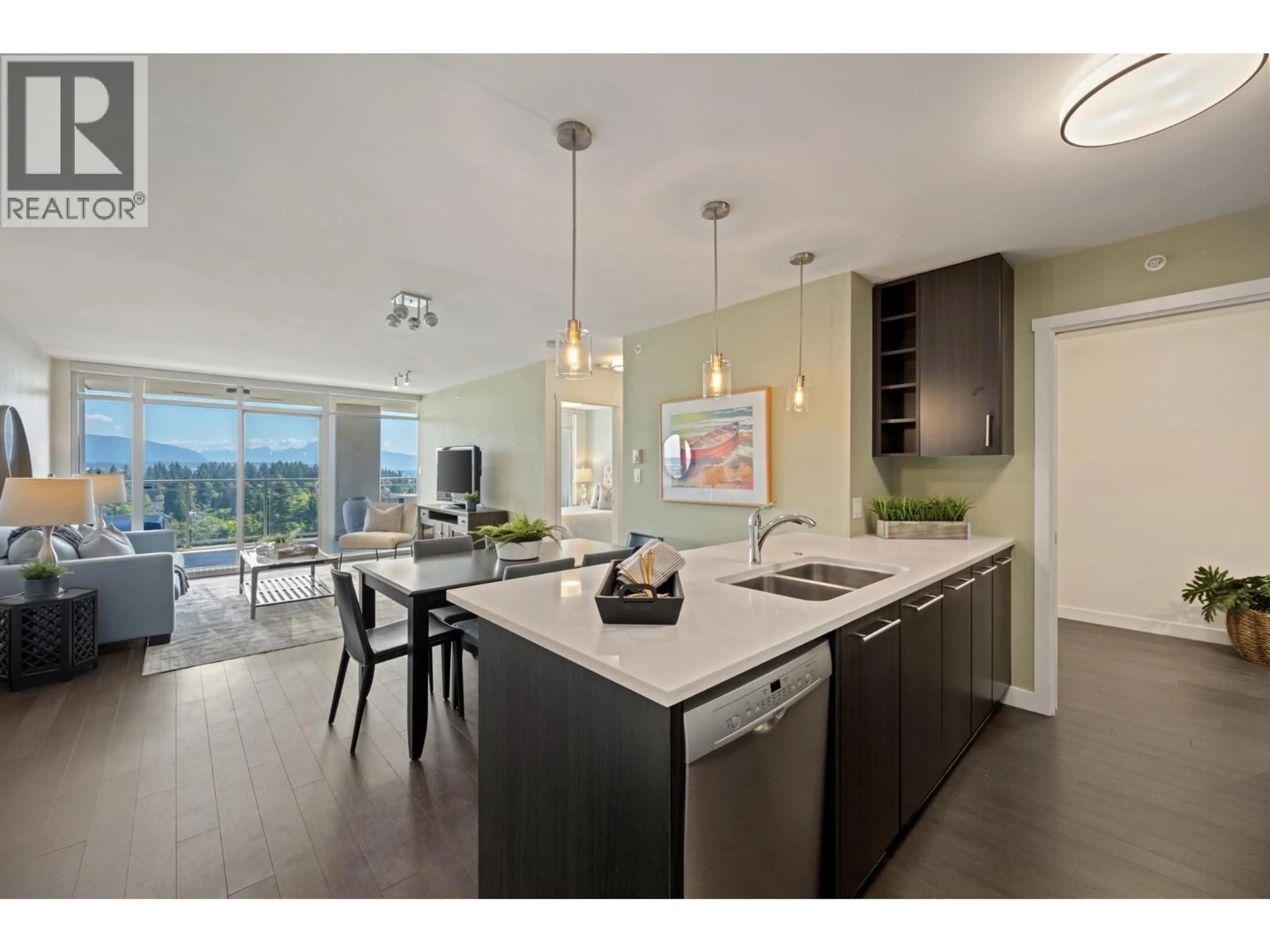Open concept kitchen, unknown for 1808 - 608 BELMONT STREET, New Westminster British Columbia V3M0G8