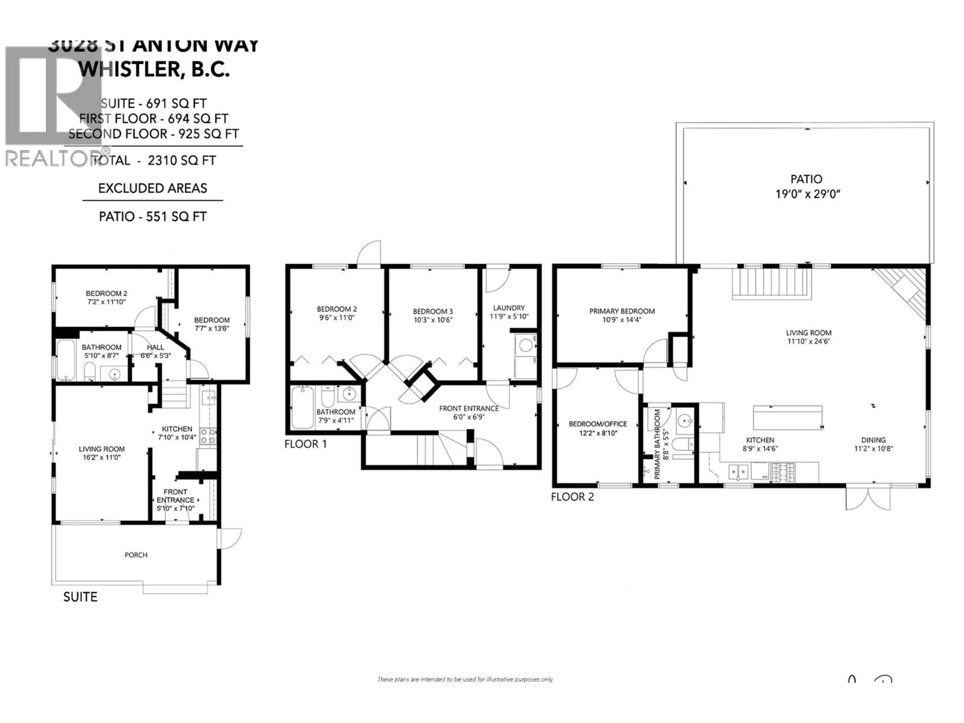 Floor plan for 3028 ST ANTON WAY, Whistler British Columbia V0N1O3