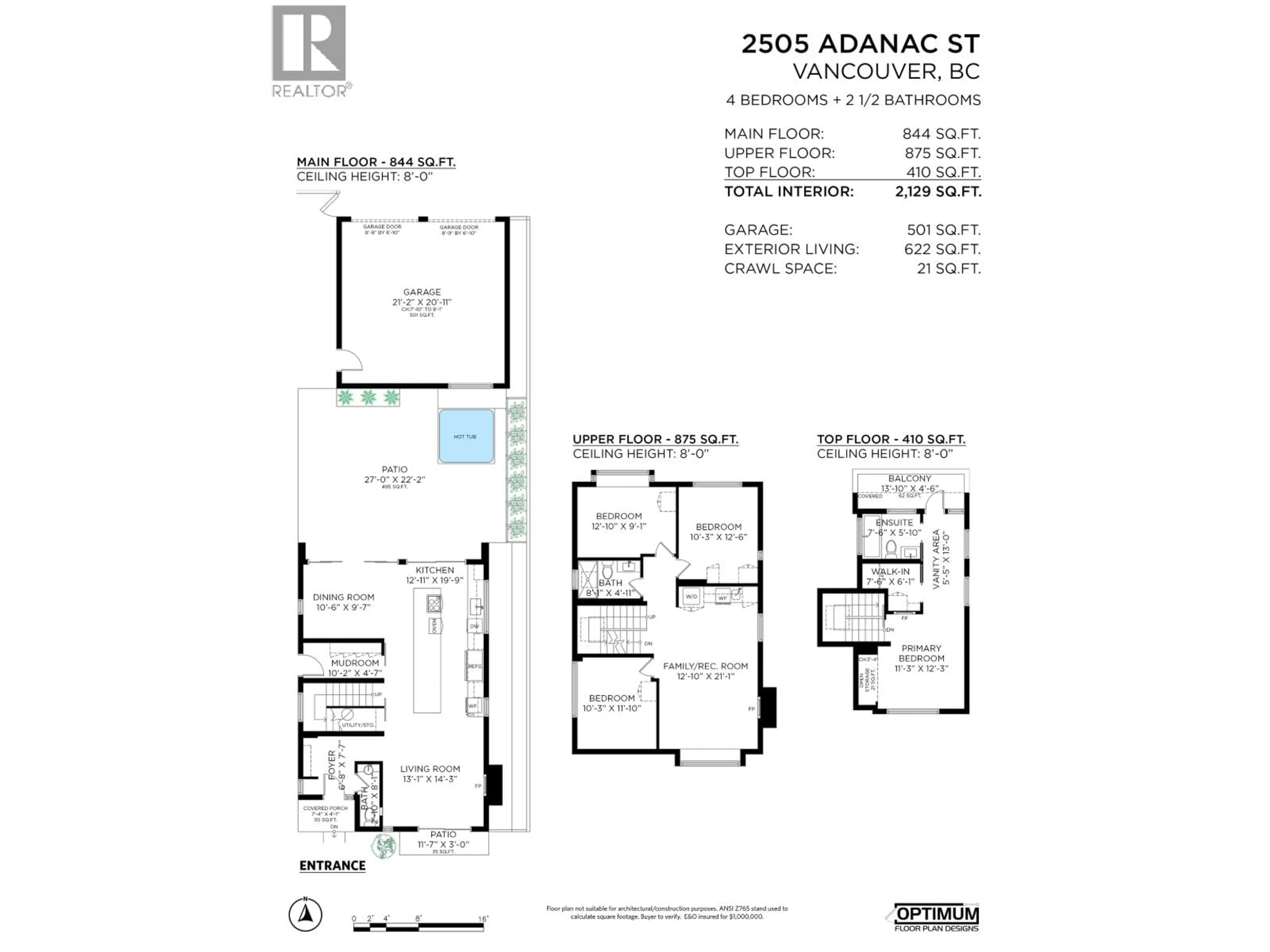 Floor plan for 2505 ADANAC STREET, Vancouver British Columbia V5K2M6