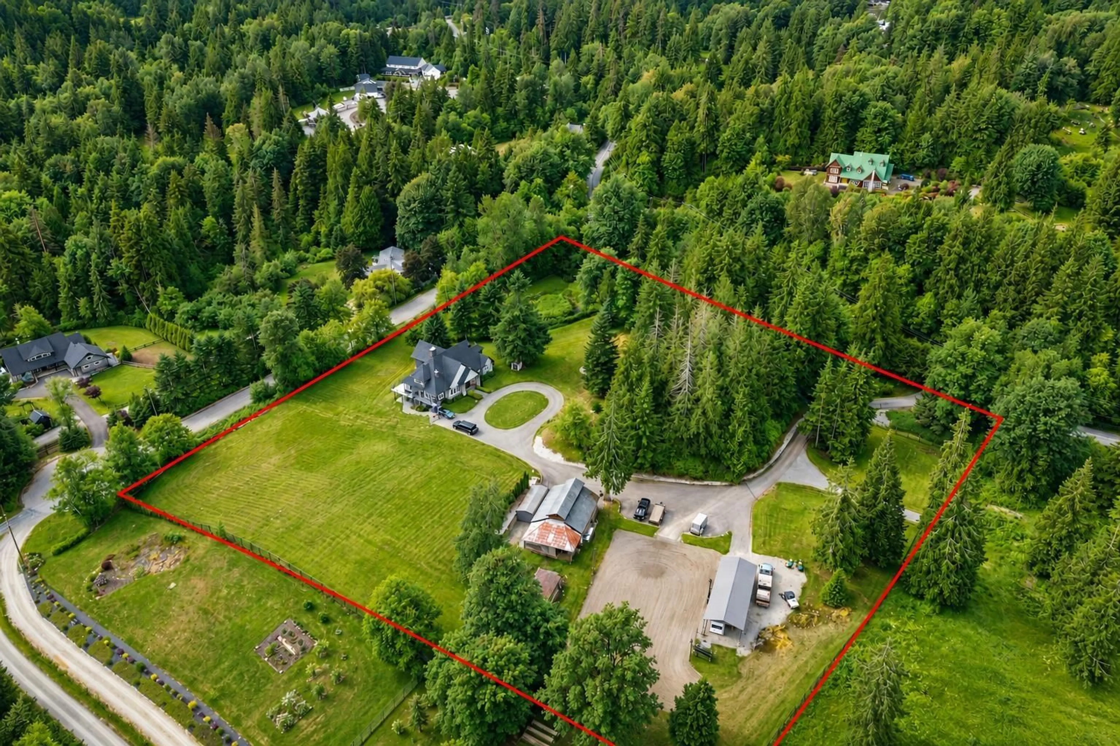 A pic from outside/outdoor area/front of a property/back of a property/a pic from drone, forest/trees view for 10228 STAVE LAKE STREET, Mission British Columbia V2V0B5