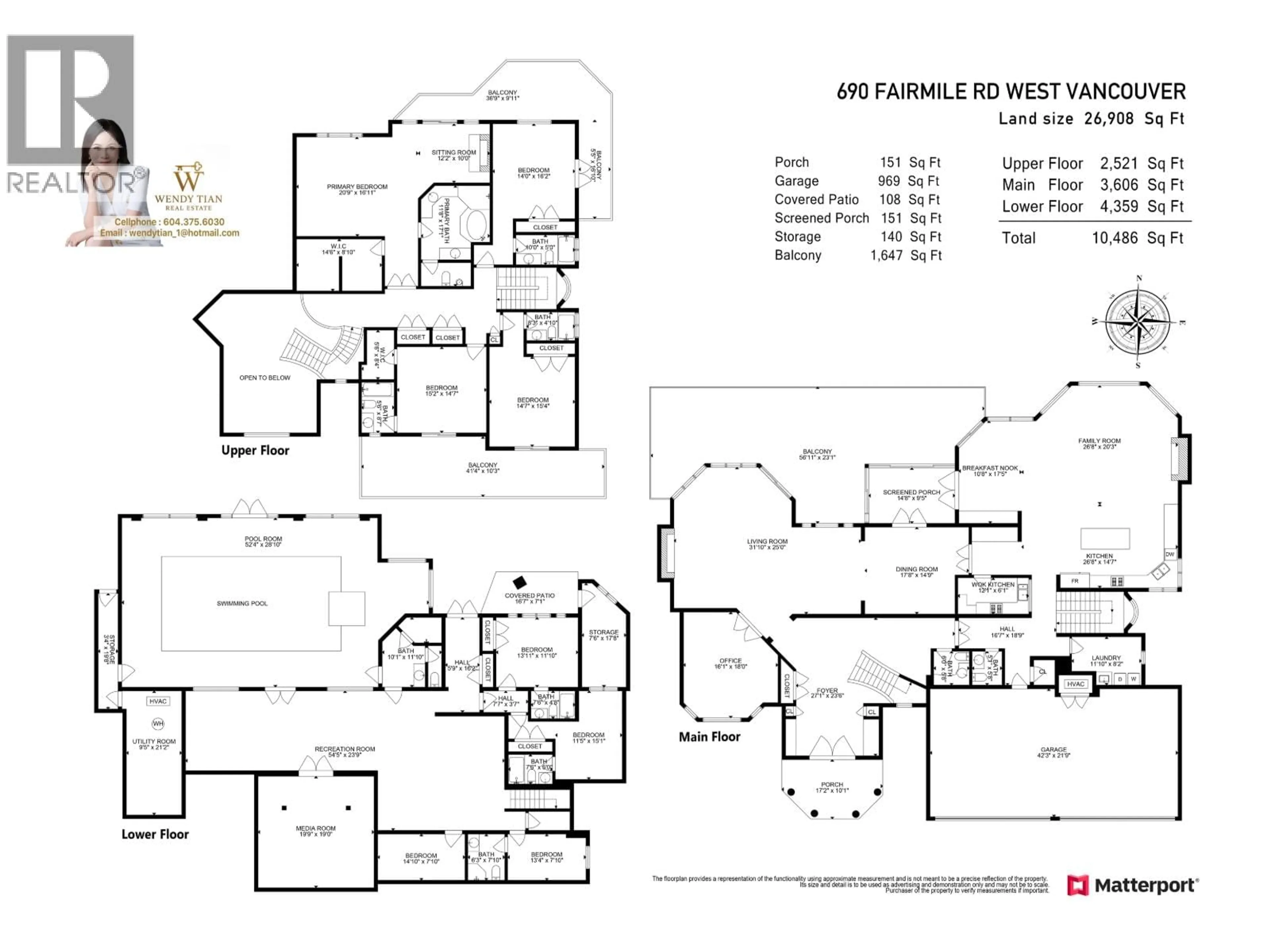 Floor plan for 690 FAIRMILE ROAD, West Vancouver British Columbia V7S1R2