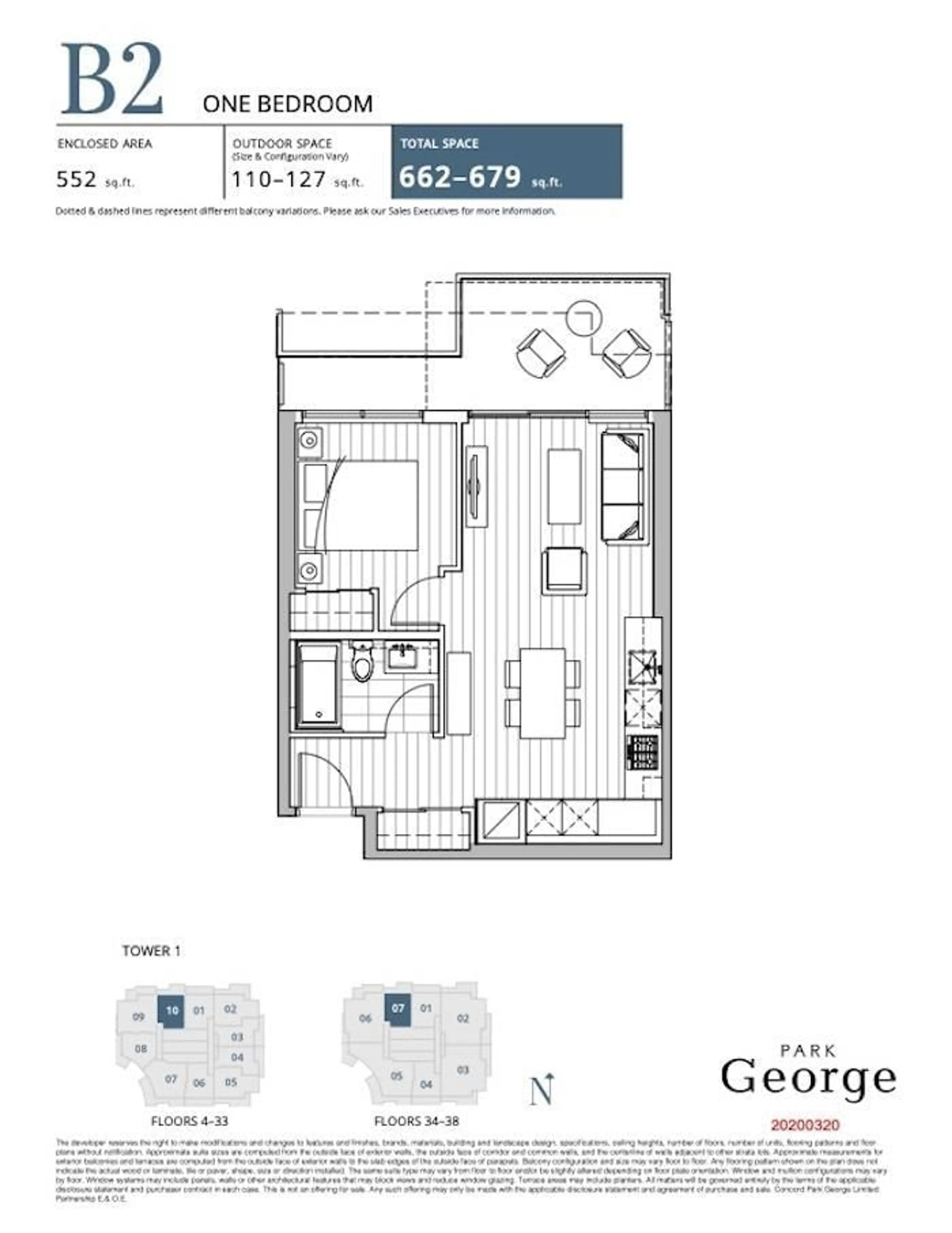 Floor plan for 910 - 13768 100 AVENUE, Surrey British Columbia V3T0V2