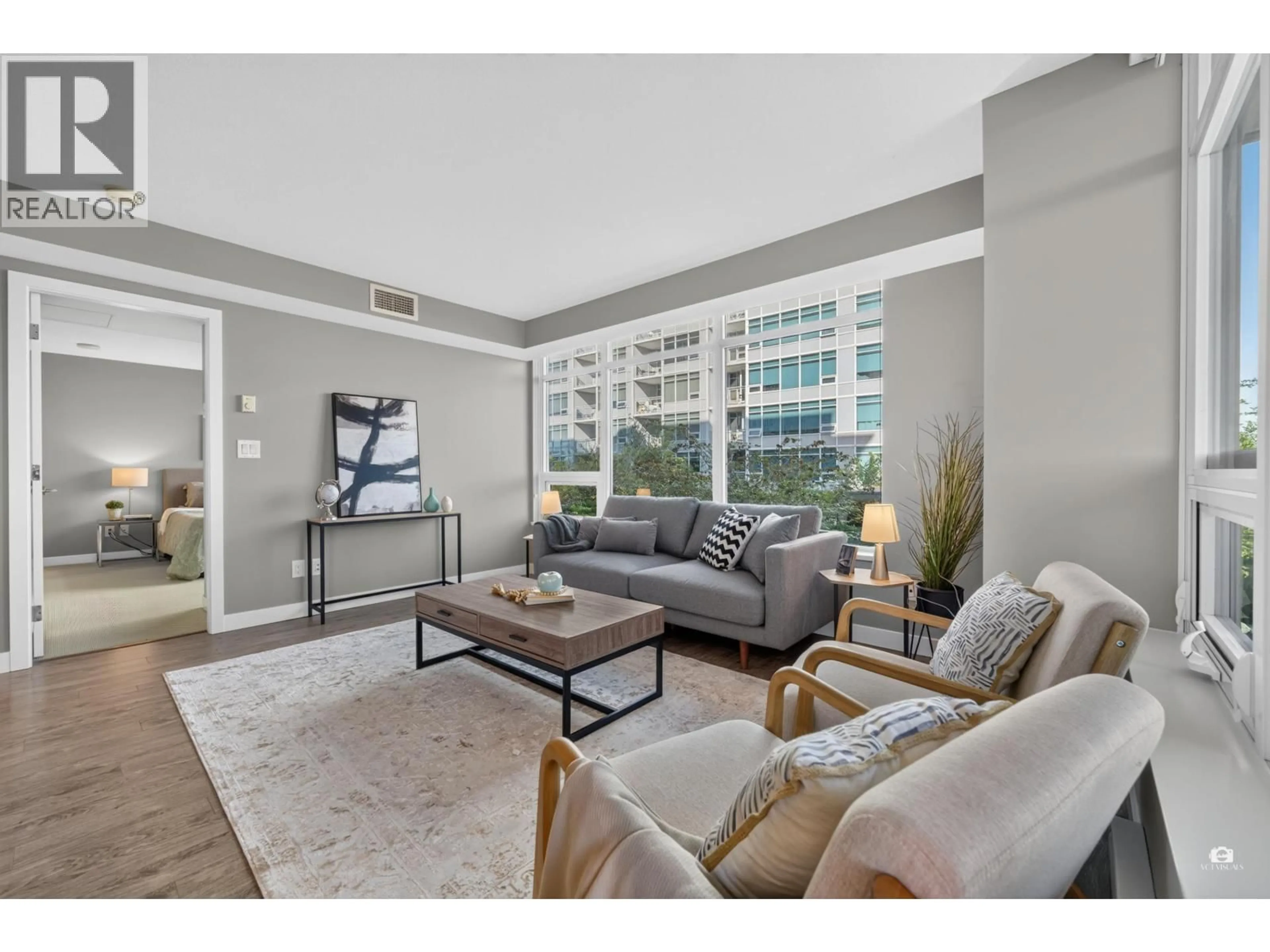 Living room with furniture, unknown for 1001 - 6288 NO. 3 ROAD, Richmond British Columbia V6Y0J4