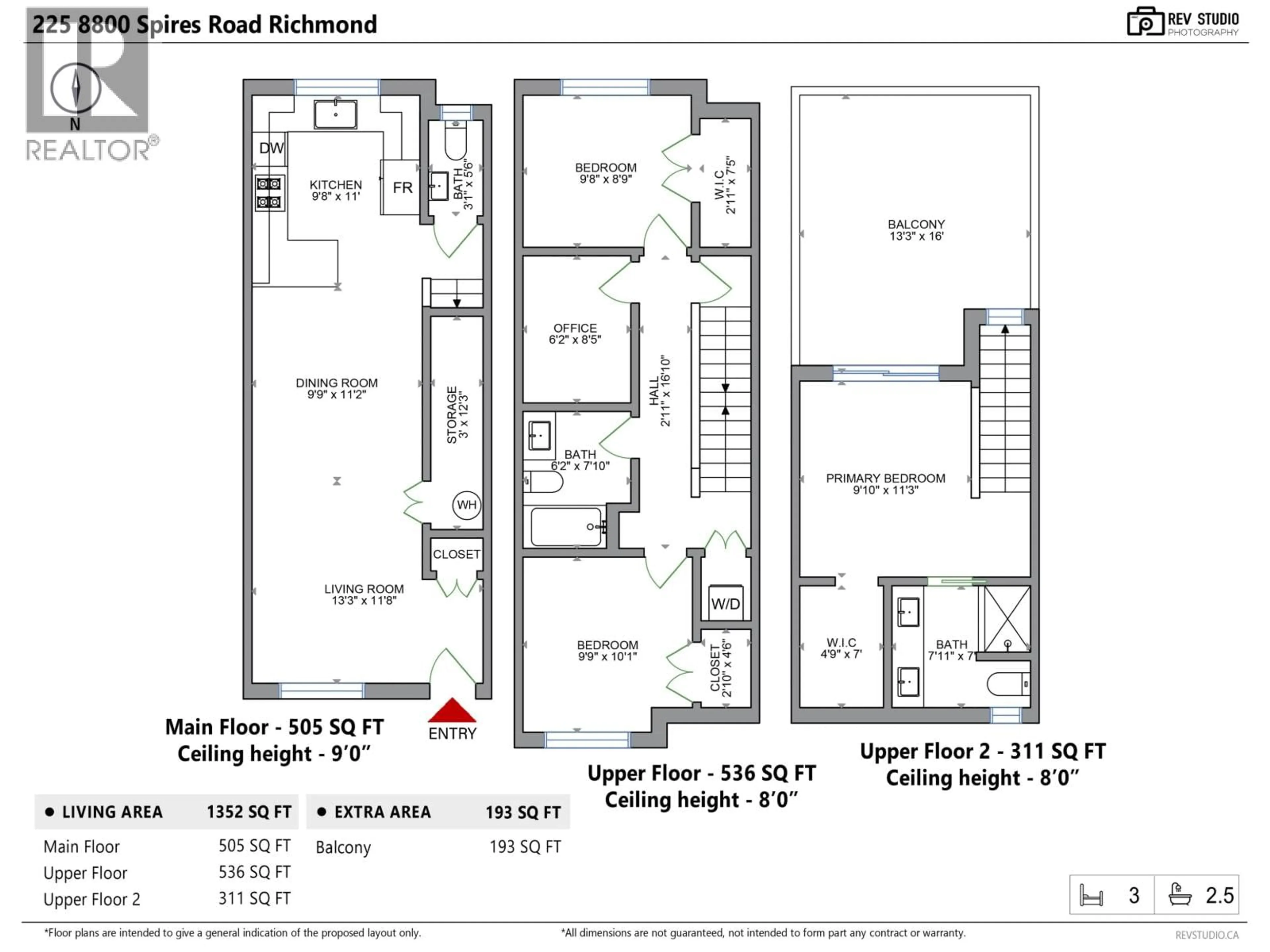 Floor plan for 220 - 8800 SPIRES ROAD, Richmond British Columbia V6Y1W5