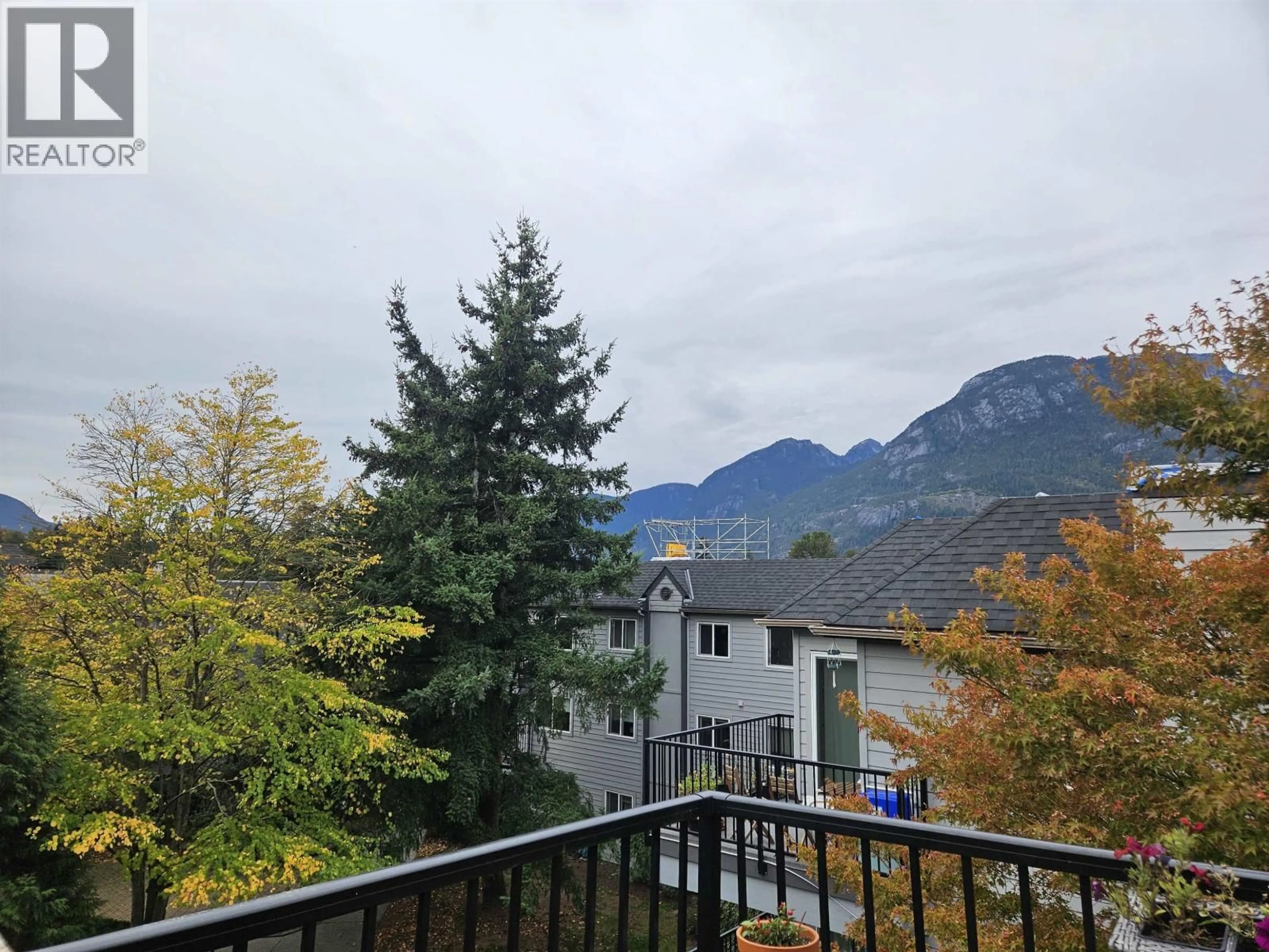 Balcony in the apartment, mountain view for 311 - 40180 WILLOW CRESCENT, Squamish British Columbia V8B0M3