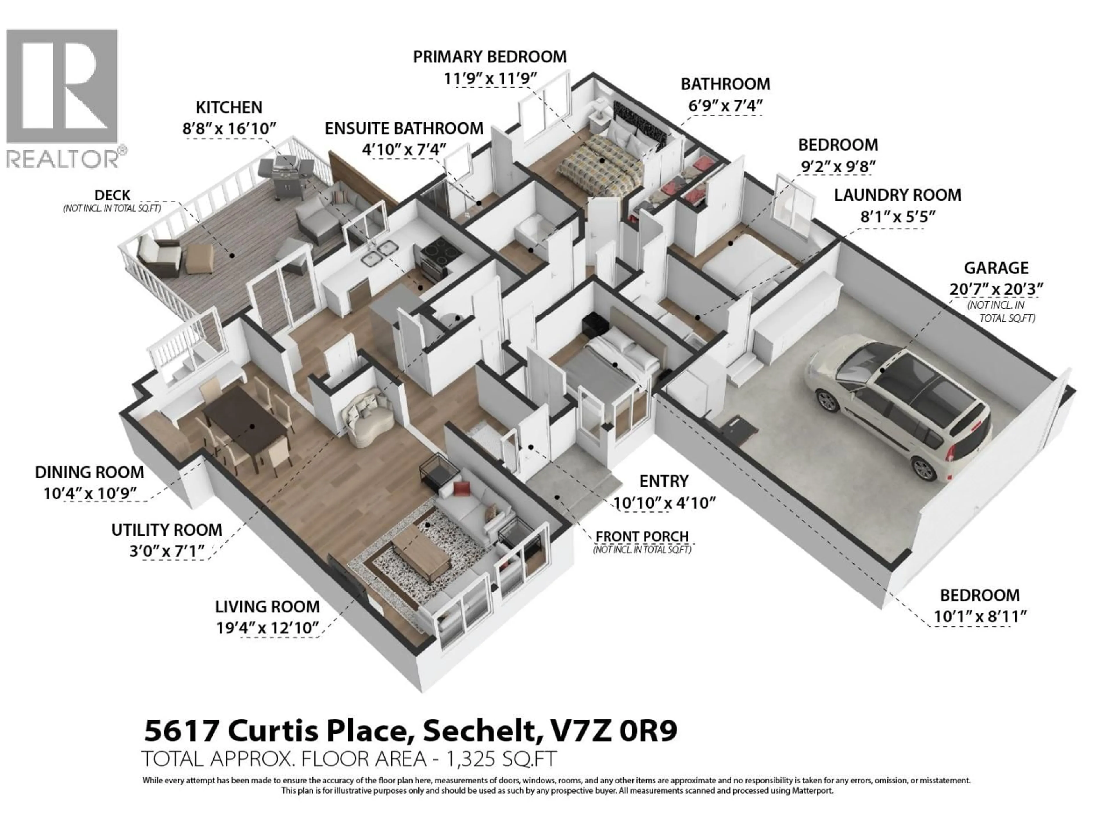 Floor plan for 5617 CURTIS PLACE, Sechelt British Columbia V7Z0R9
