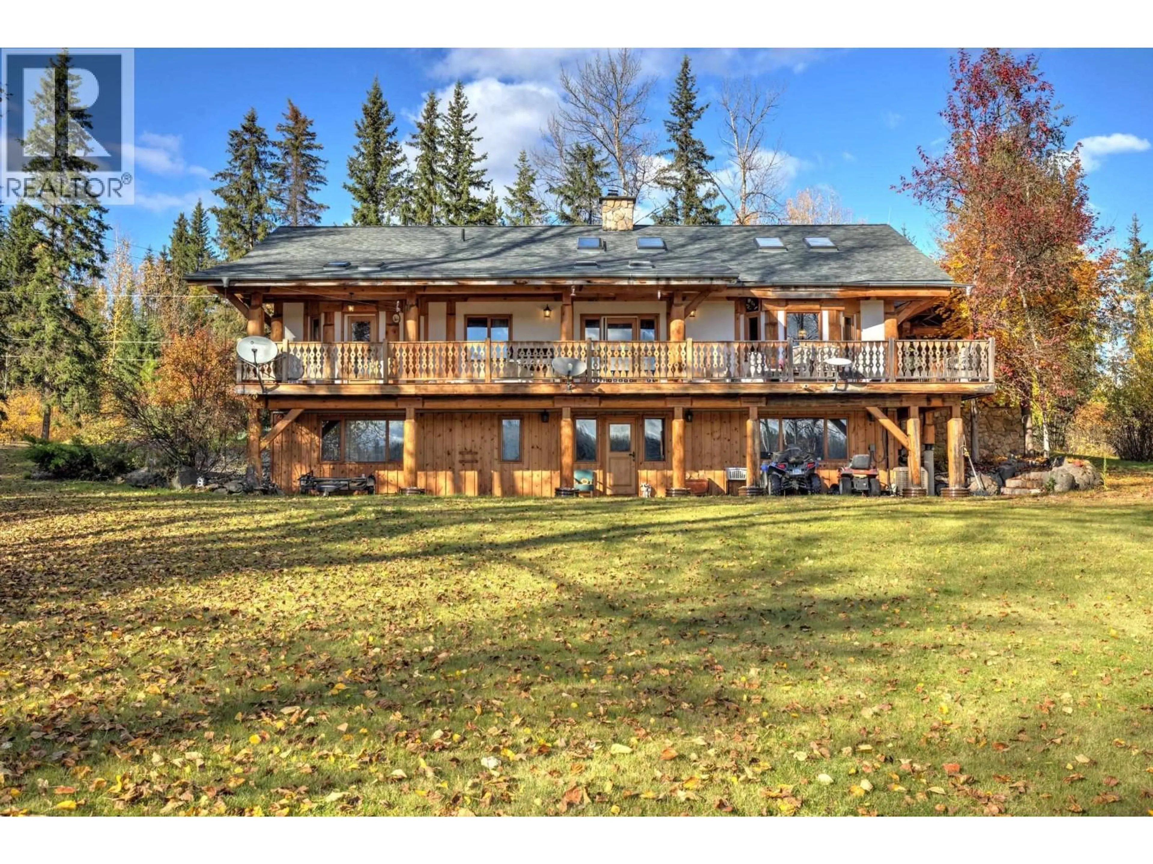 A pic from outside/outdoor area/front of a property/back of a property/a pic from drone, water/lake/river/ocean view for 5726 WALTERS DRIVE, Horsefly British Columbia V0L1L0