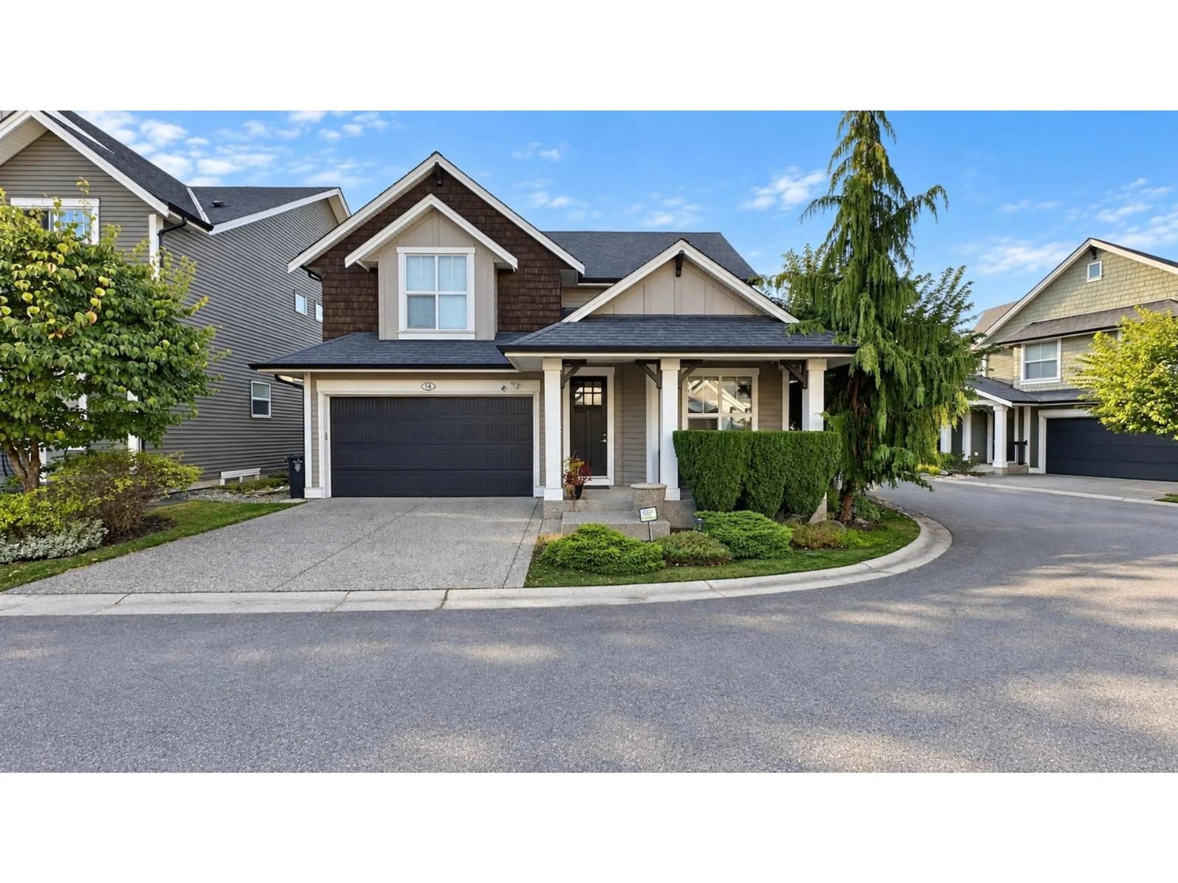 Home with vinyl exterior material, street for 14 - 7891 211 STREET, Langley British Columbia V2Y0L5