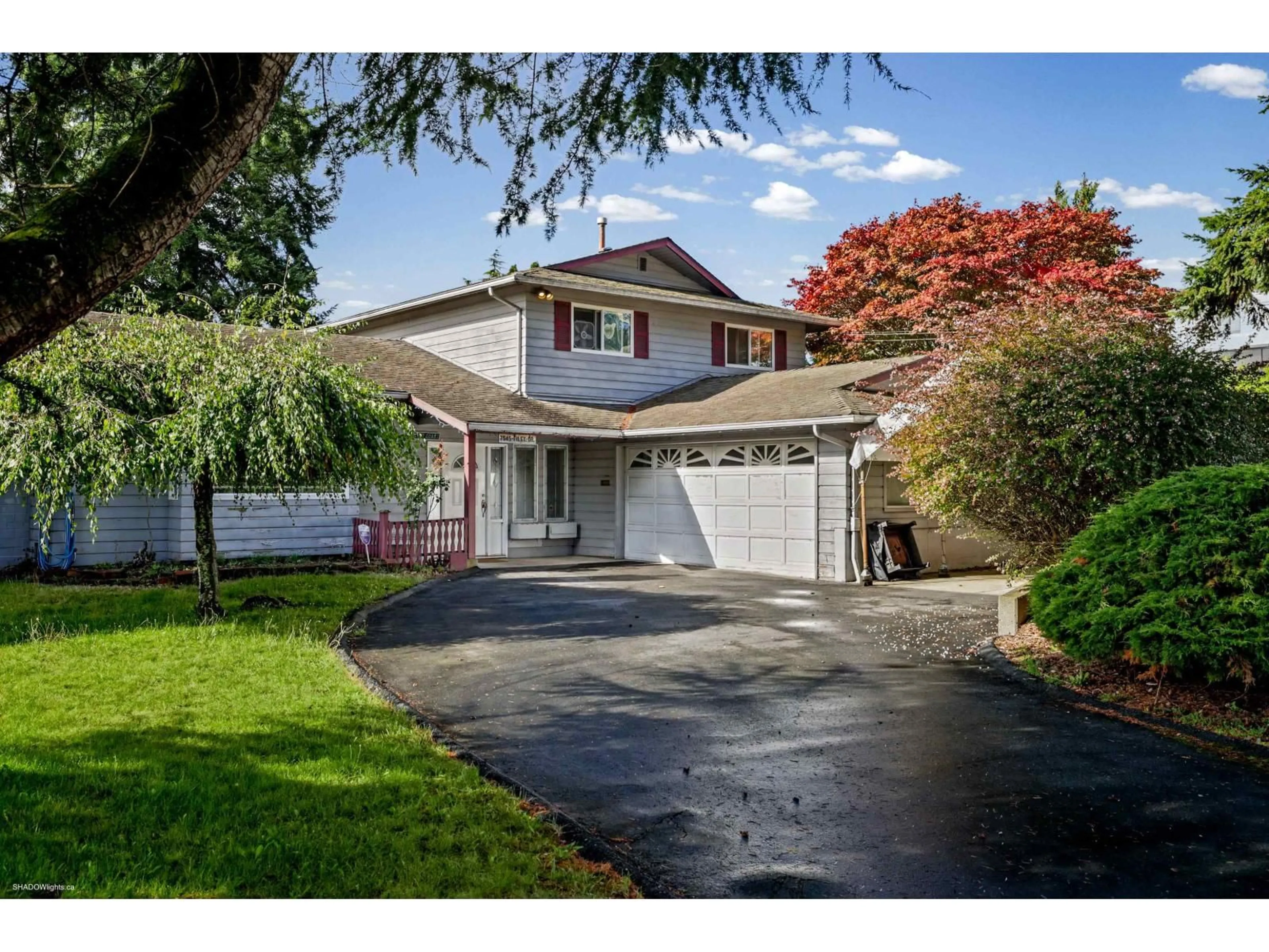 Home with vinyl exterior material, street for 7545 FILEY DRIVE, Delta British Columbia V4C6W5