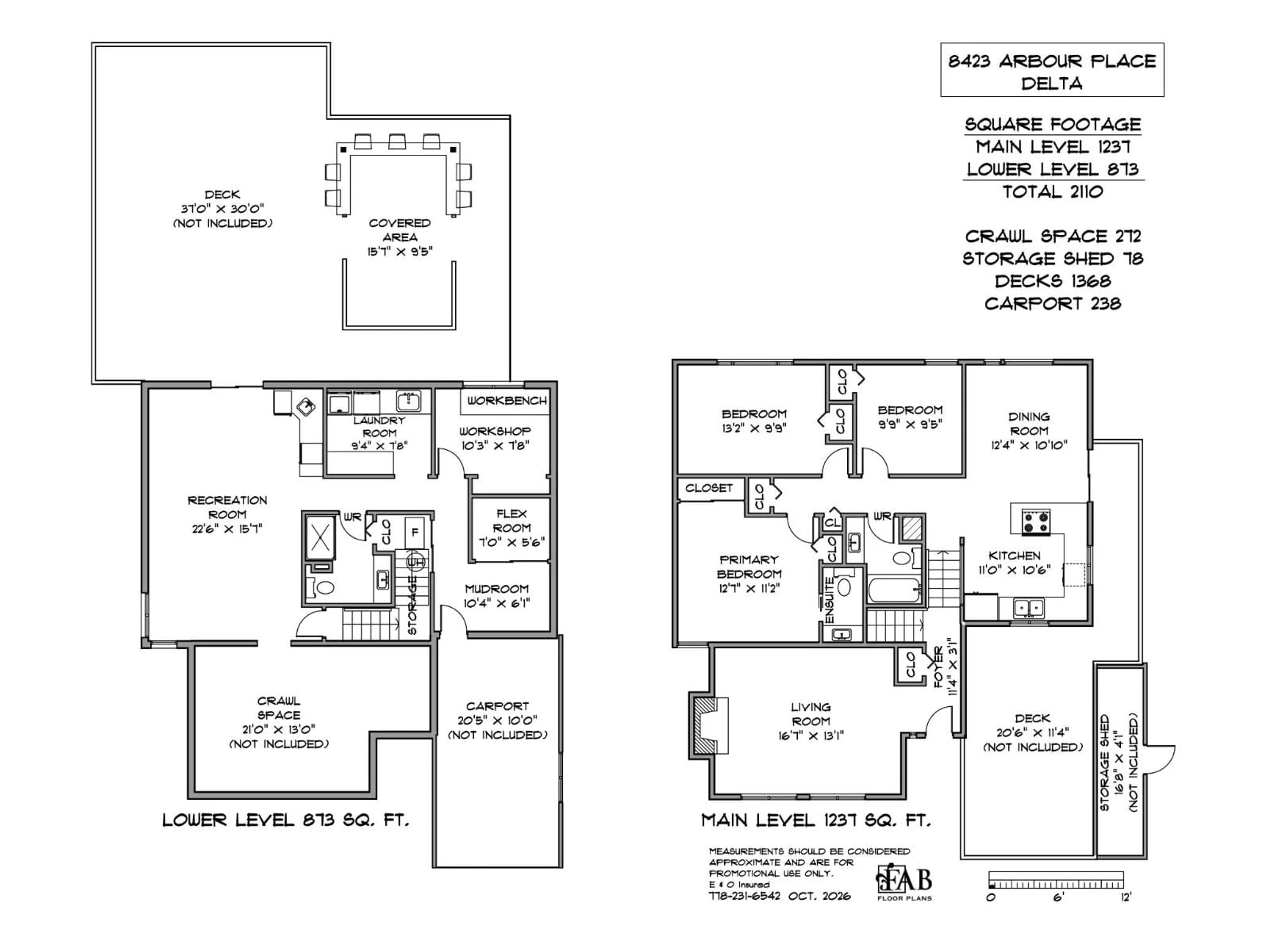 Floor plan for 8423 ARBOUR PLACE, Delta British Columbia V4C7H4