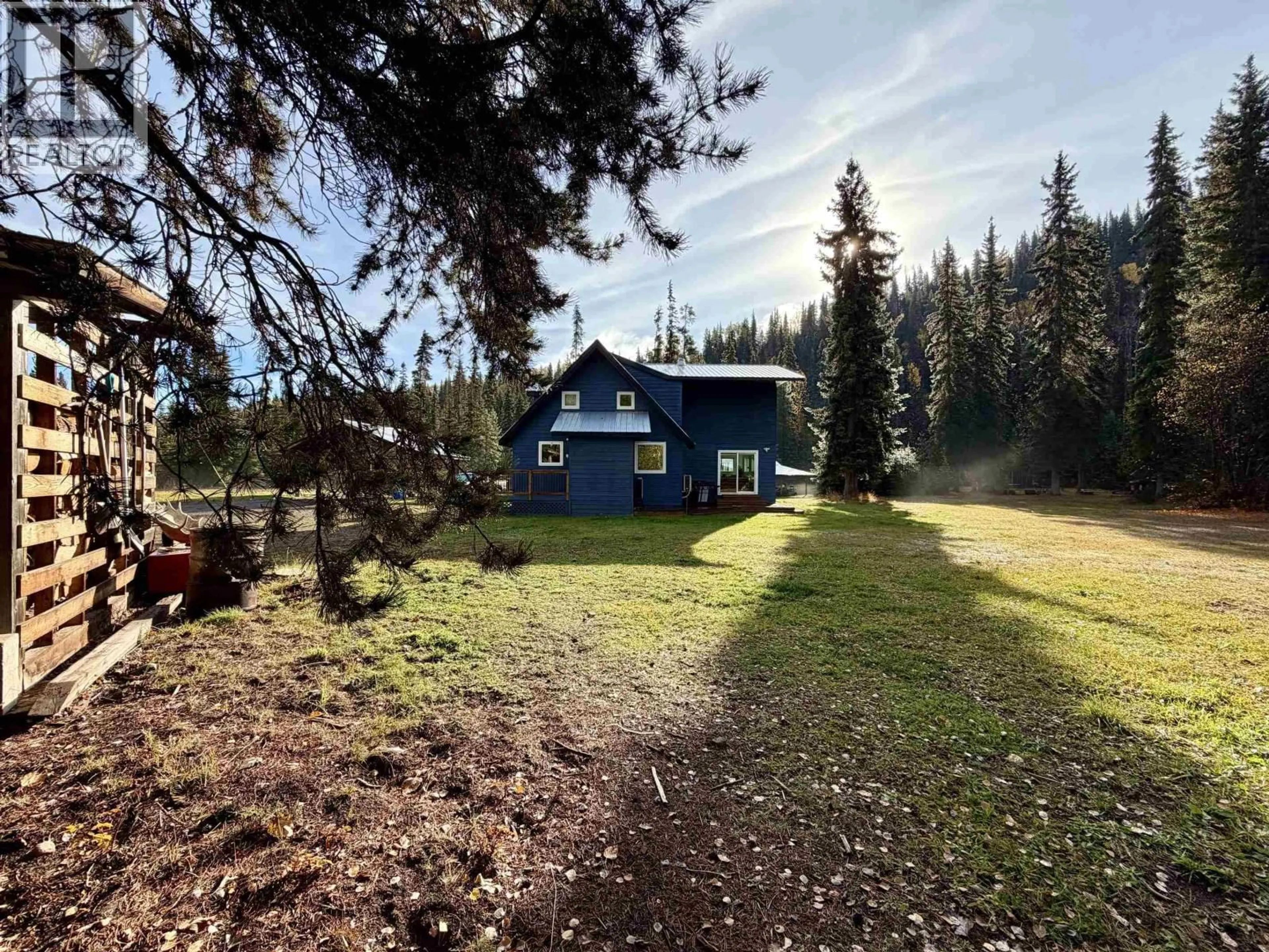 A pic from outside/outdoor area/front of a property/back of a property/a pic from drone, forest/trees view for 1225 AVELING COALMINE ROAD, Telkwa British Columbia V0J2X3