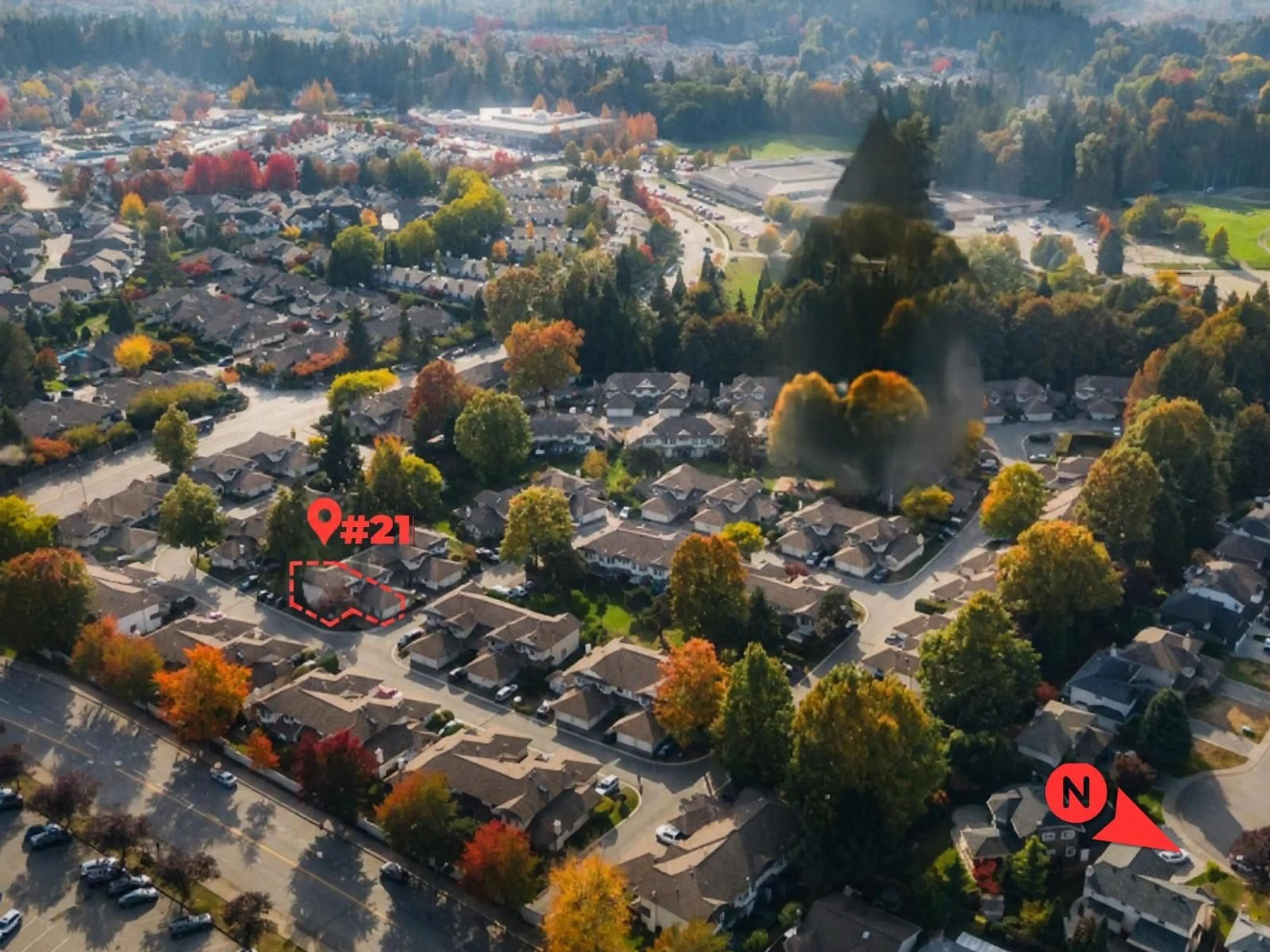 A pic from outside/outdoor area/front of a property/back of a property/a pic from drone, street for 21 - 9045 WALNUT GROVE DRIVE, Langley British Columbia V1M2E1
