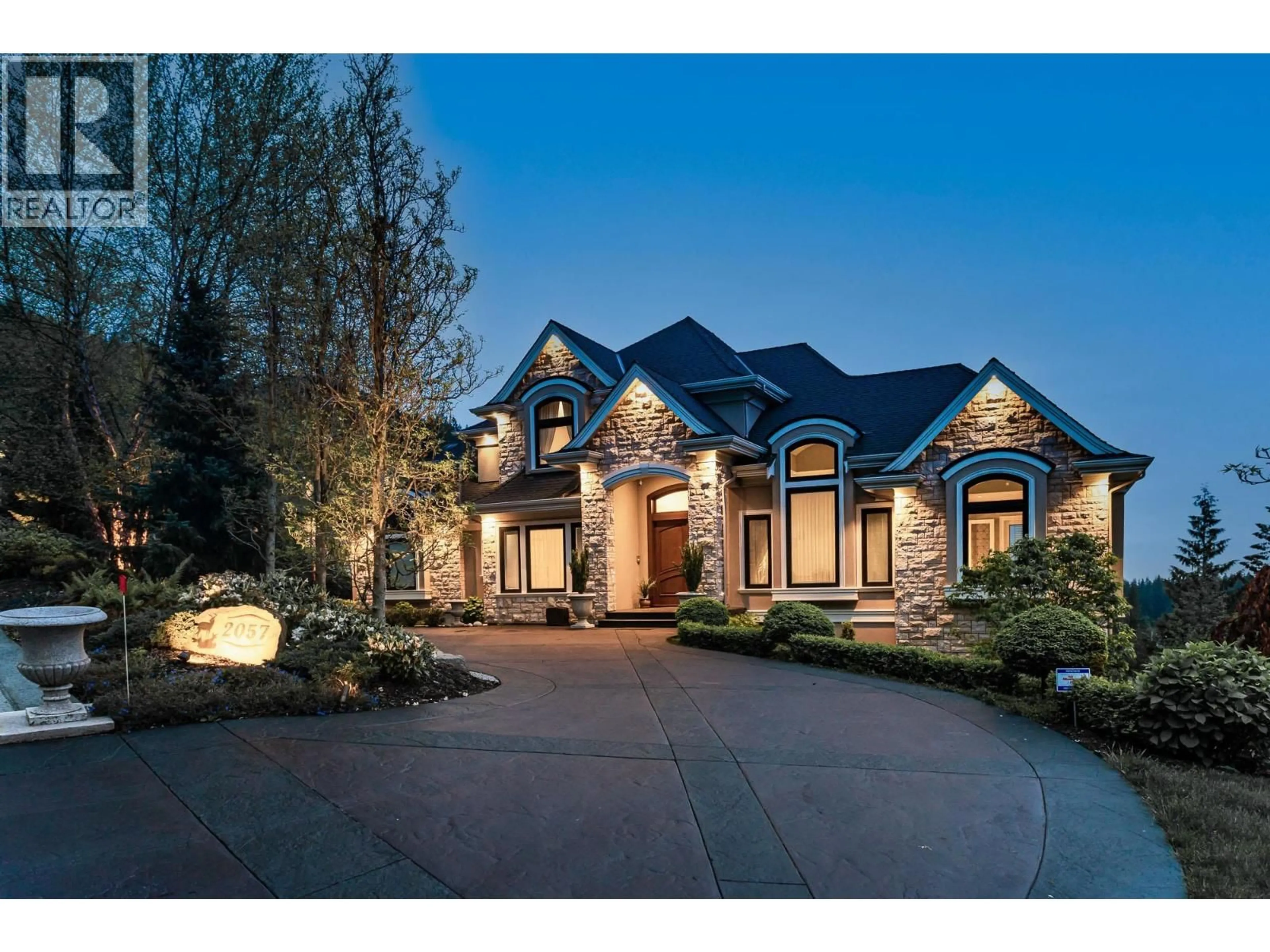 Home with brick exterior material, street for 2057 RIDGE MOUNTAIN DRIVE, Anmore British Columbia V3H0G7