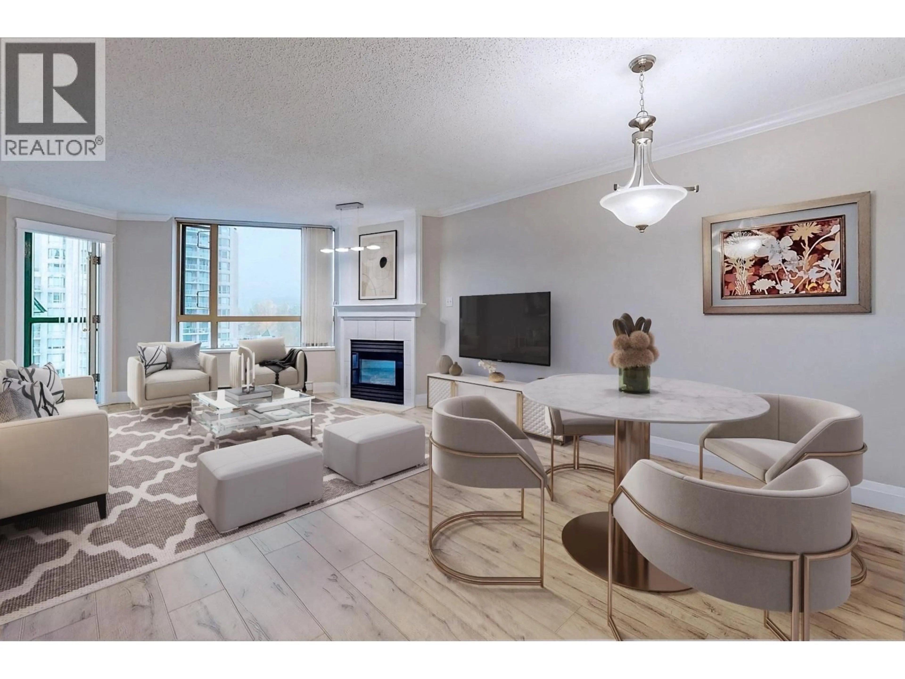 Living room with furniture, unknown for 1305 - 1190 PIPELINE ROAD, Coquitlam British Columbia V3B7T9