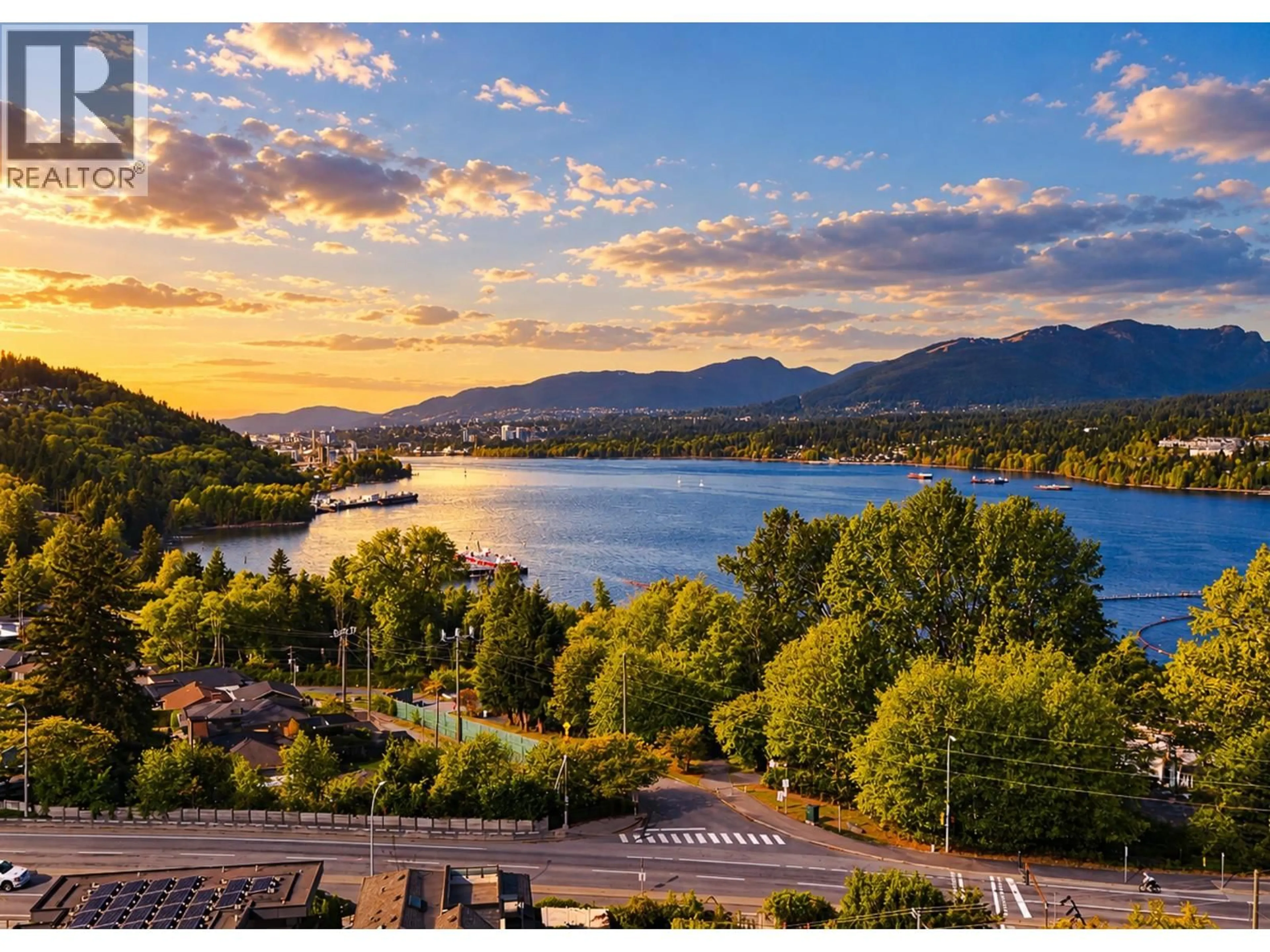A pic from outside/outdoor area/front of a property/back of a property/a pic from drone, water/lake/river/ocean view for 7288 INLET DRIVE, Burnaby British Columbia V5A1C4