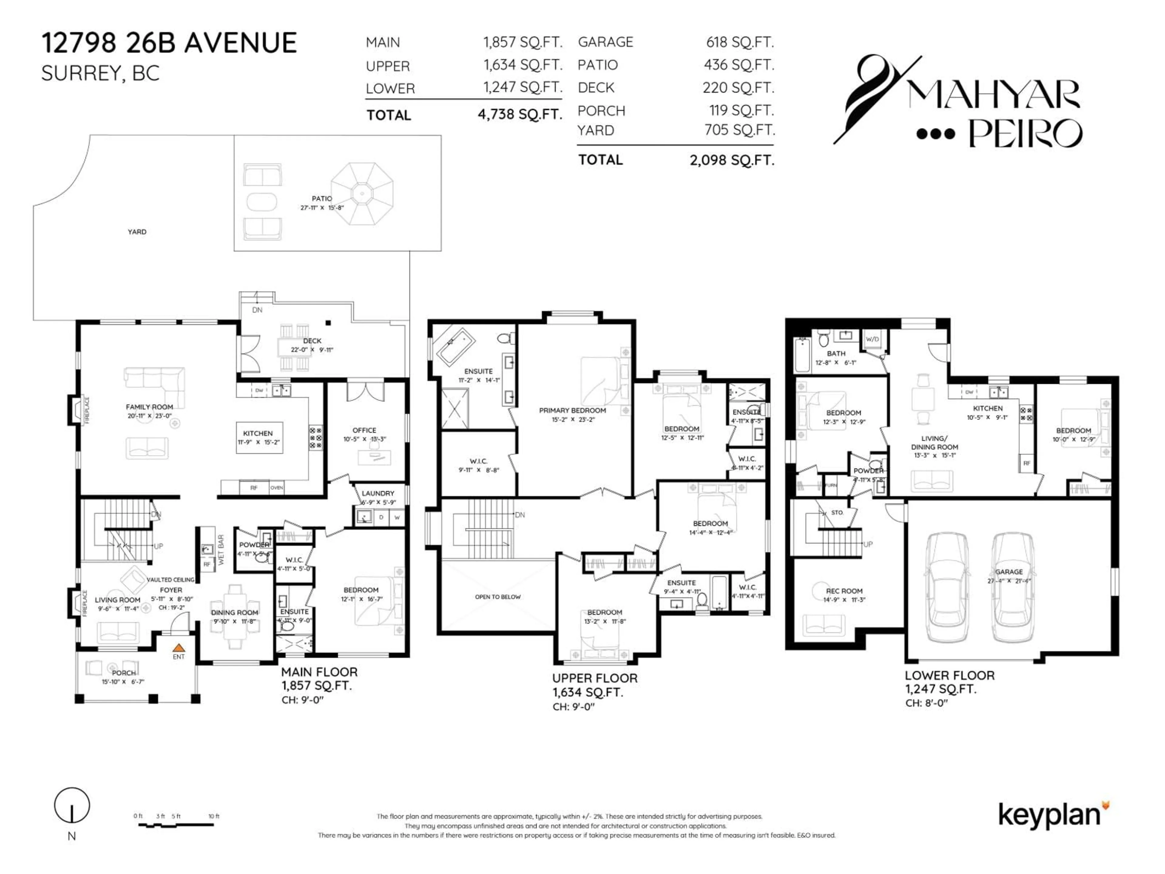 Floor plan for 12798 26B AVENUE, Surrey British Columbia V4A5X2
