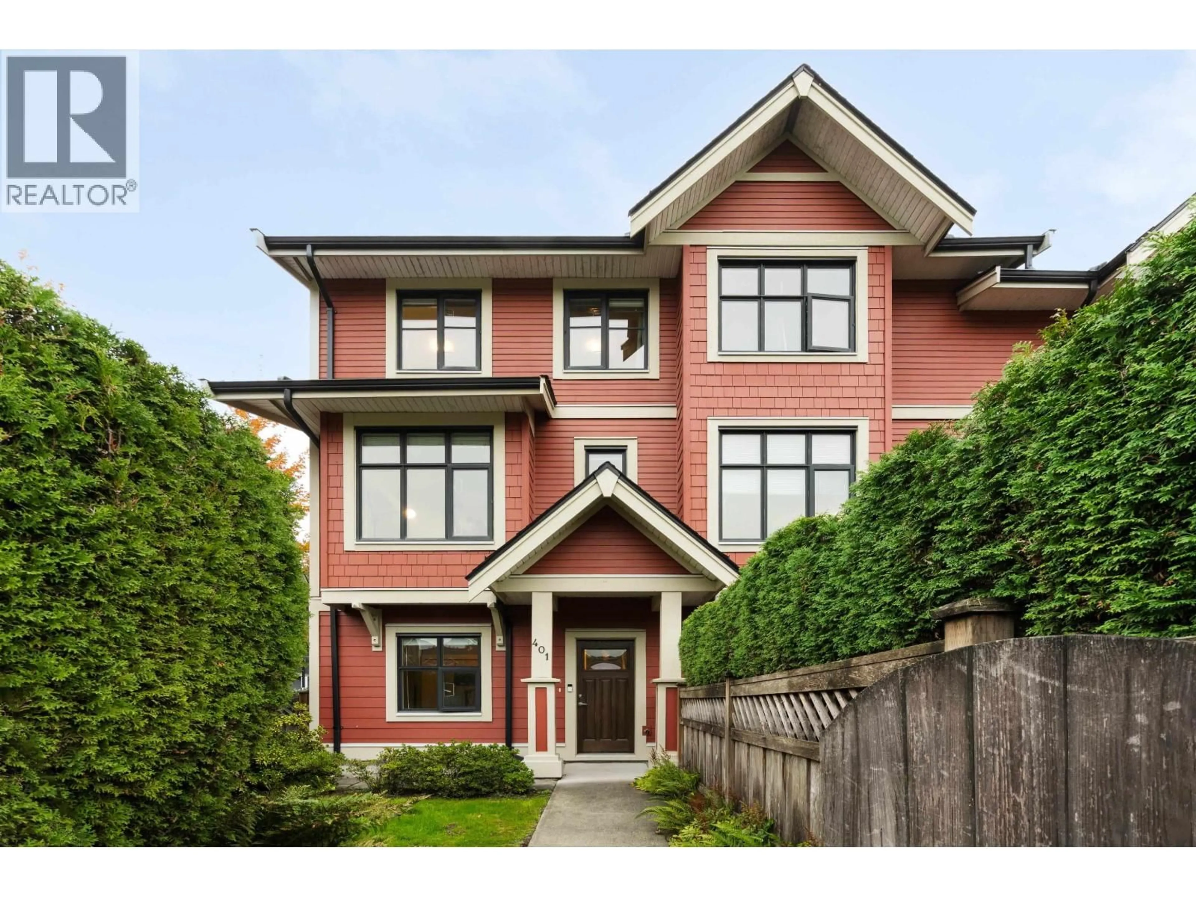 Home with brick exterior material, street for 401 - 8485 NEW HAVEN CLOSE, Burnaby British Columbia V5J0B7