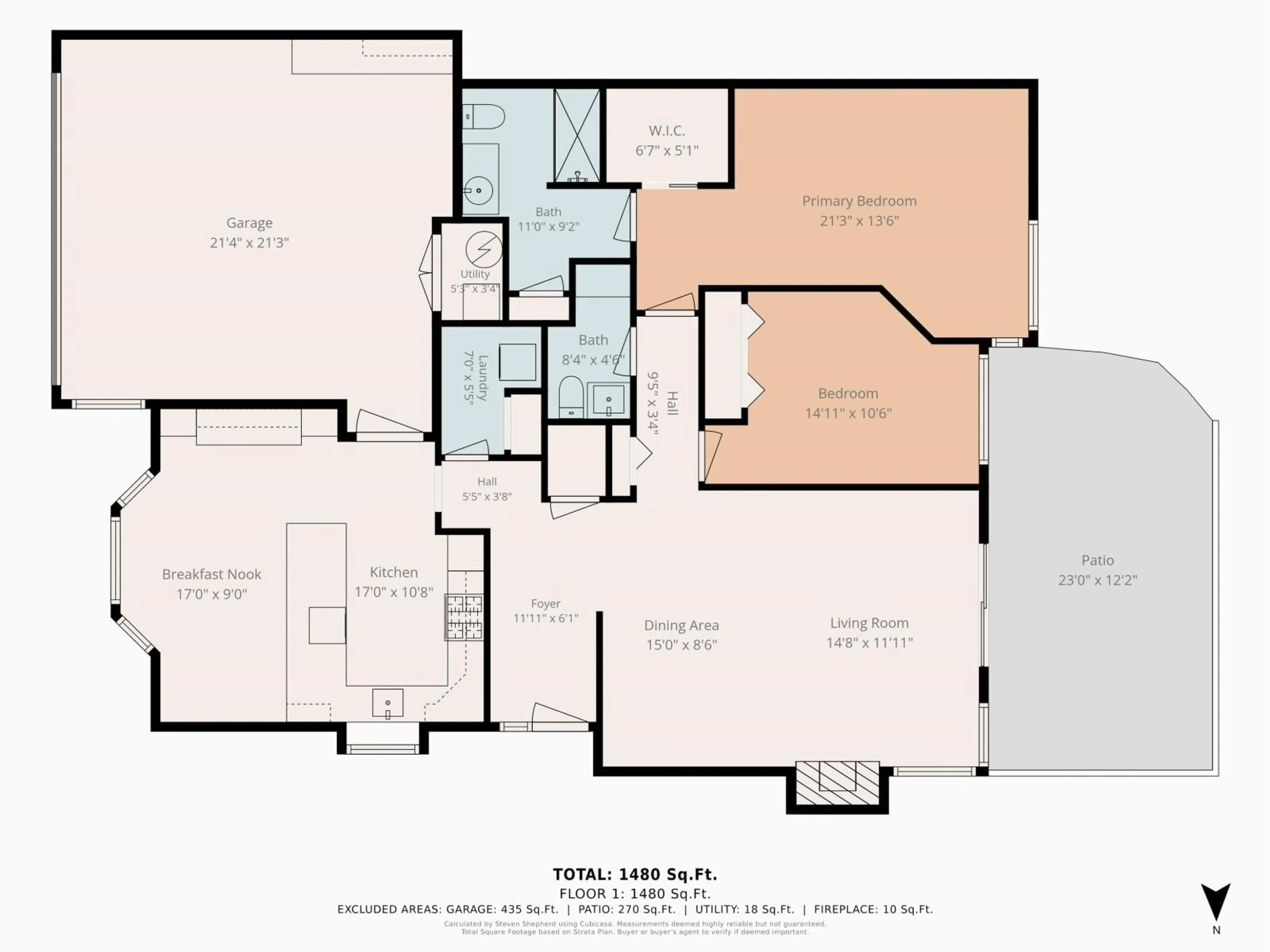 Floor plan for 17 - 18939 65 AVENUE, Surrey British Columbia V3S8Y2