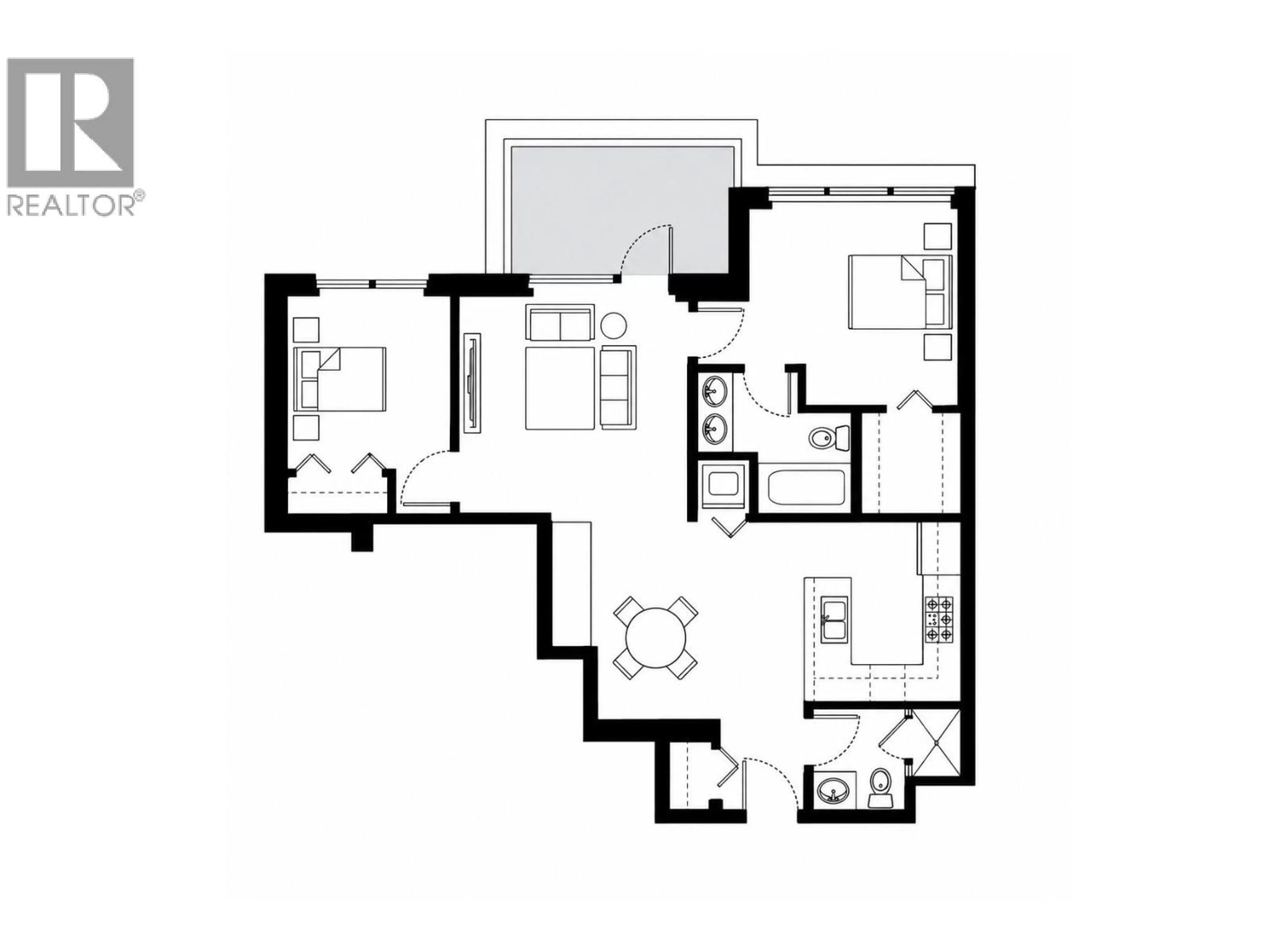Floor plan for 1002 - 6733 BUSWELL STREET, Richmond British Columbia V6Y0E3