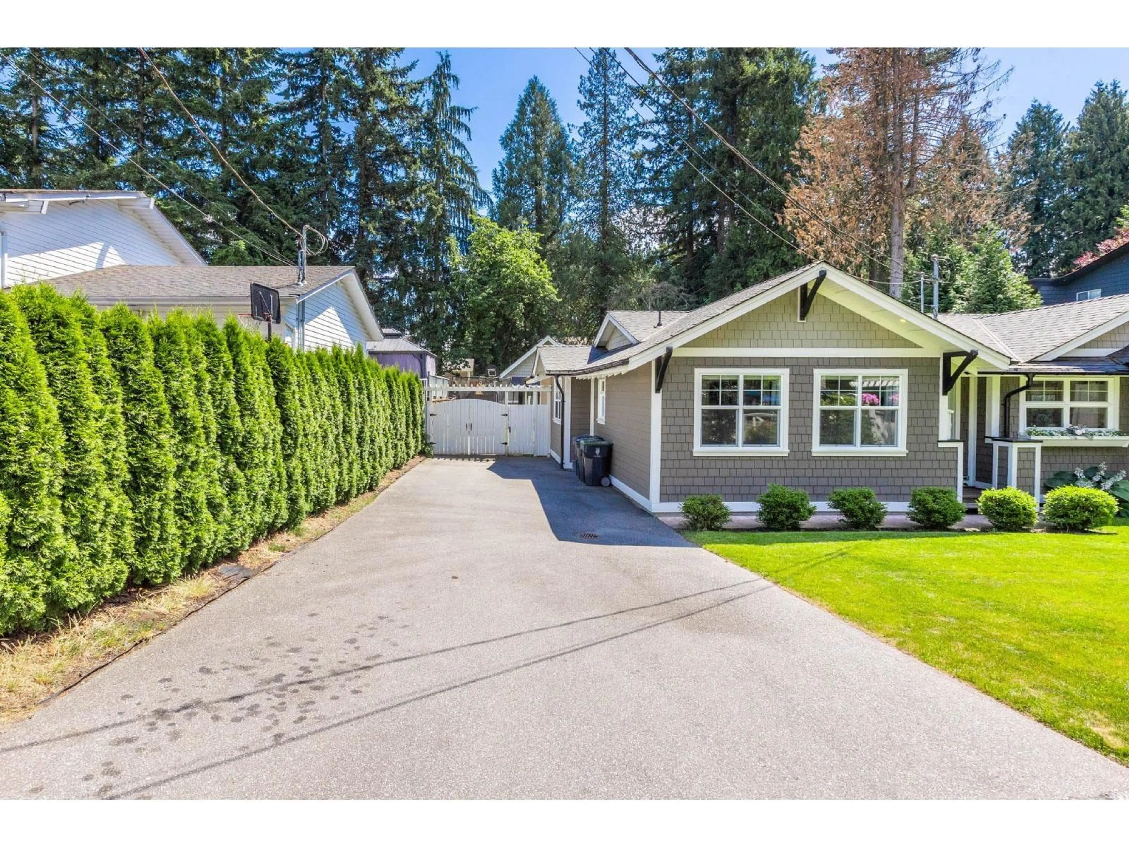 Home with vinyl exterior material, street for 20492 43 AVENUE, Langley British Columbia V3A3C2