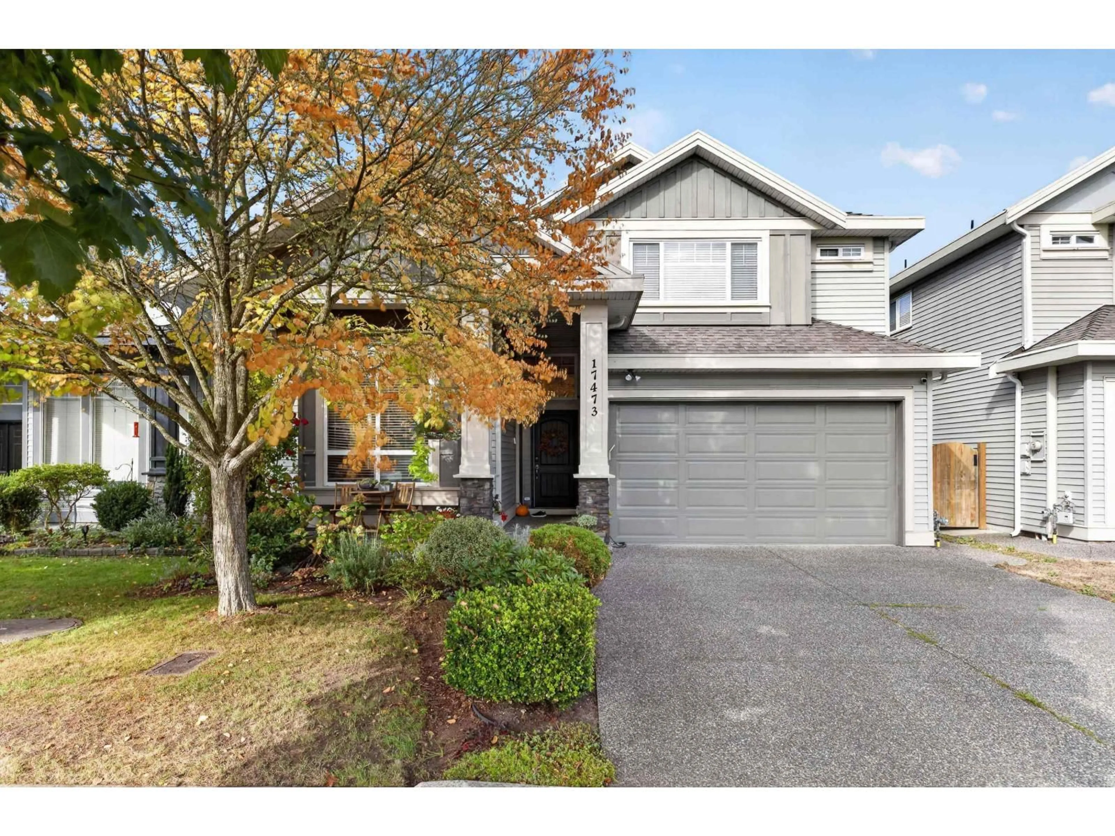Home with vinyl exterior material, street for 17473 64A AVENUE, Surrey British Columbia V3S3K9