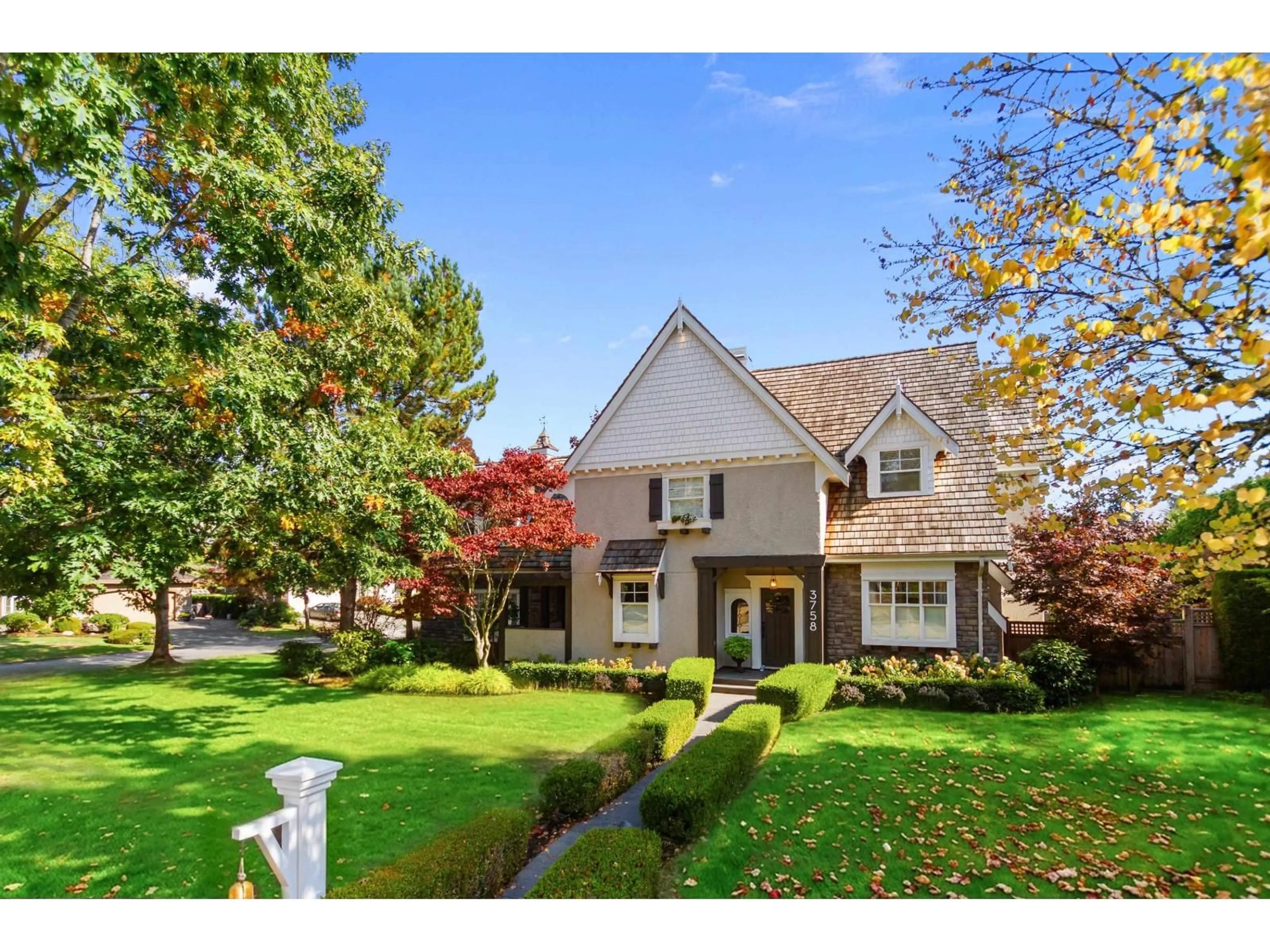 Home with brick exterior material, street for 3758 DEVONSHIRE DRIVE, Surrey British Columbia V3Z0H8