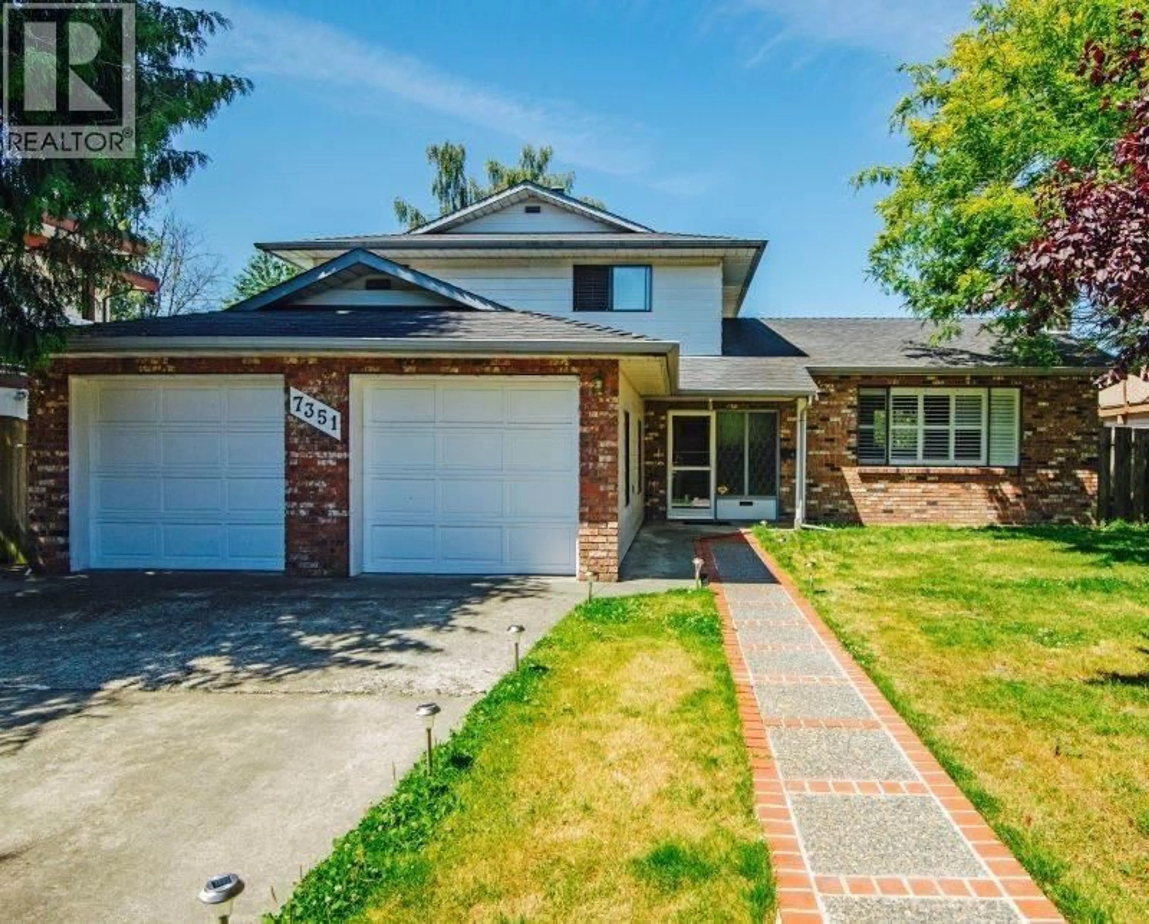 Home with brick exterior material, street for 7351 MCCALLAN ROAD, Richmond British Columbia V7C2H6