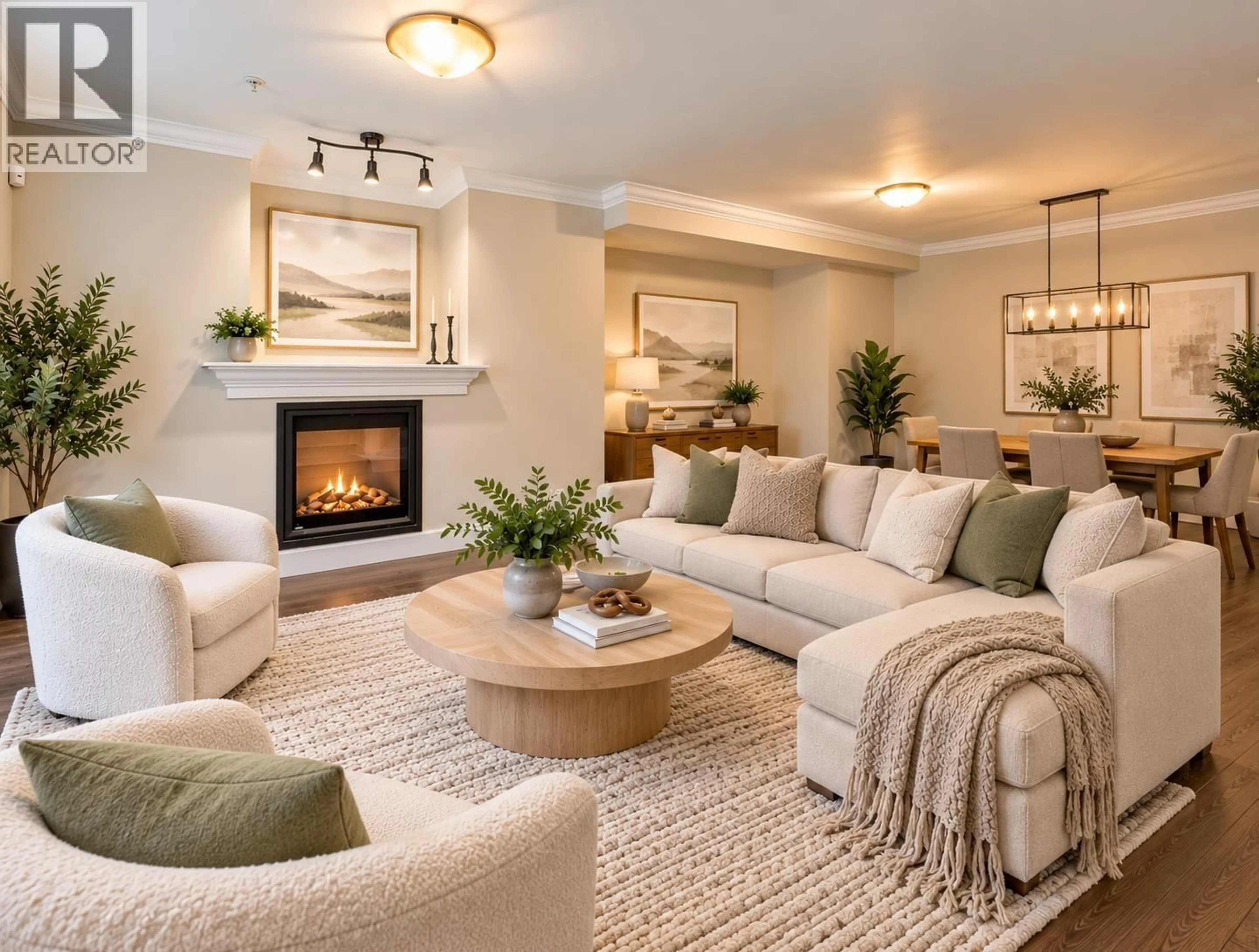 Living room with furniture, carpet floor for 34 - 22977 116 AVENUE, Maple Ridge British Columbia V2X9A8