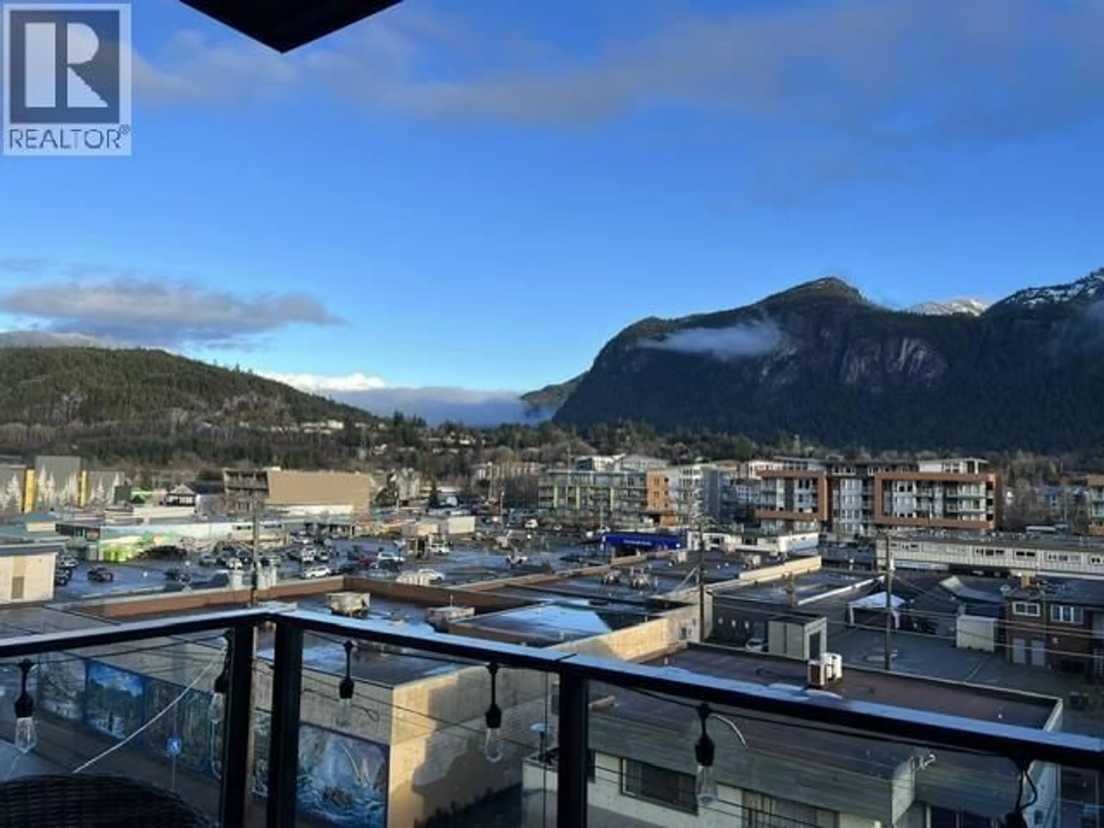 Balcony in the apartment, mountain view for 516 - 38033 SECOND AVENUE, Squamish British Columbia V8B0C4