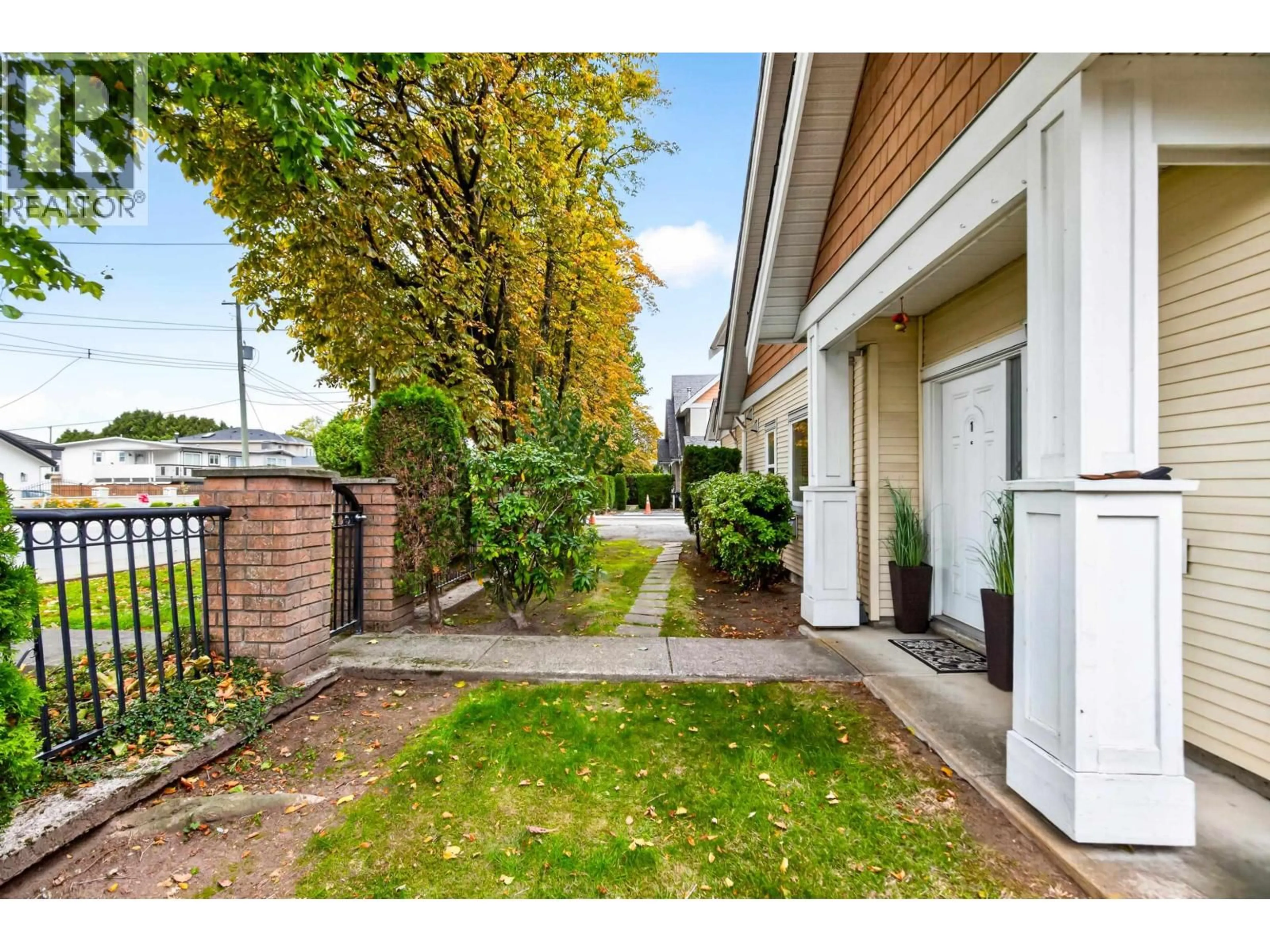 Patio, street for 1 - 11331 CAMBIE ROAD, Richmond British Columbia V6X1L3