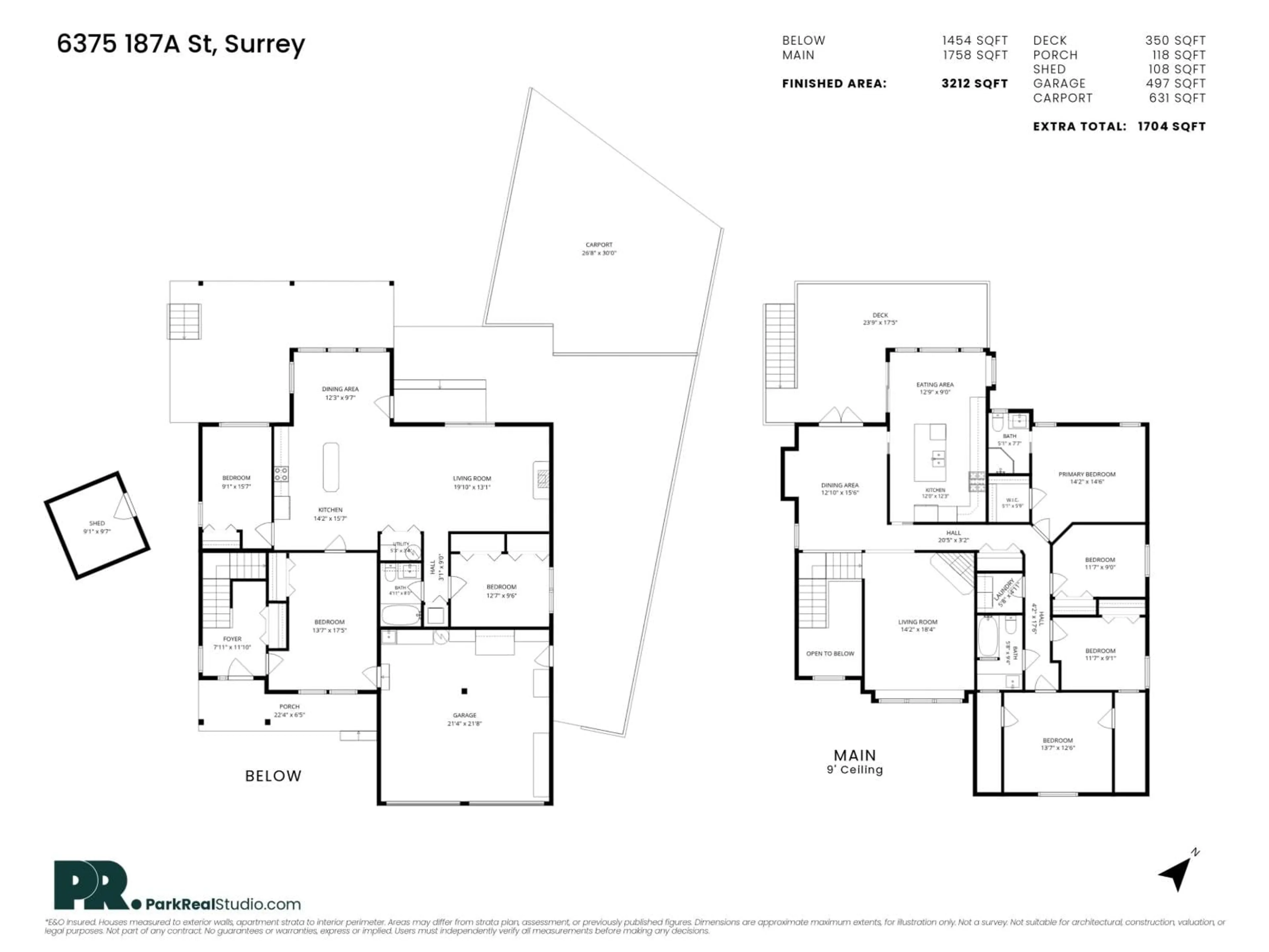 Floor plan for 6375 187A STREET, Surrey British Columbia V3S7W2