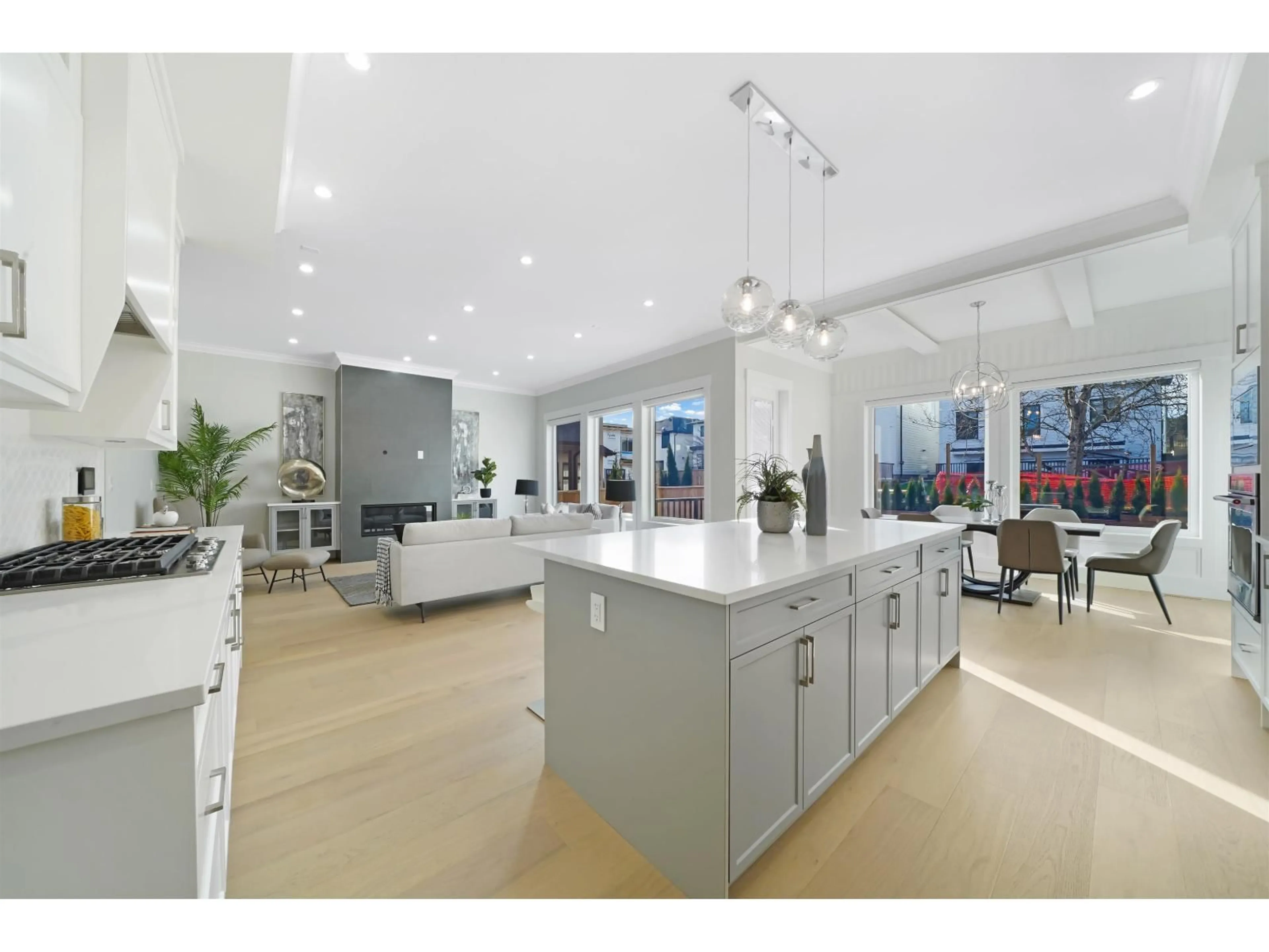 Open concept kitchen, ceramic/tile floor for 6923 205 STREET, Langley British Columbia V2Y1R2