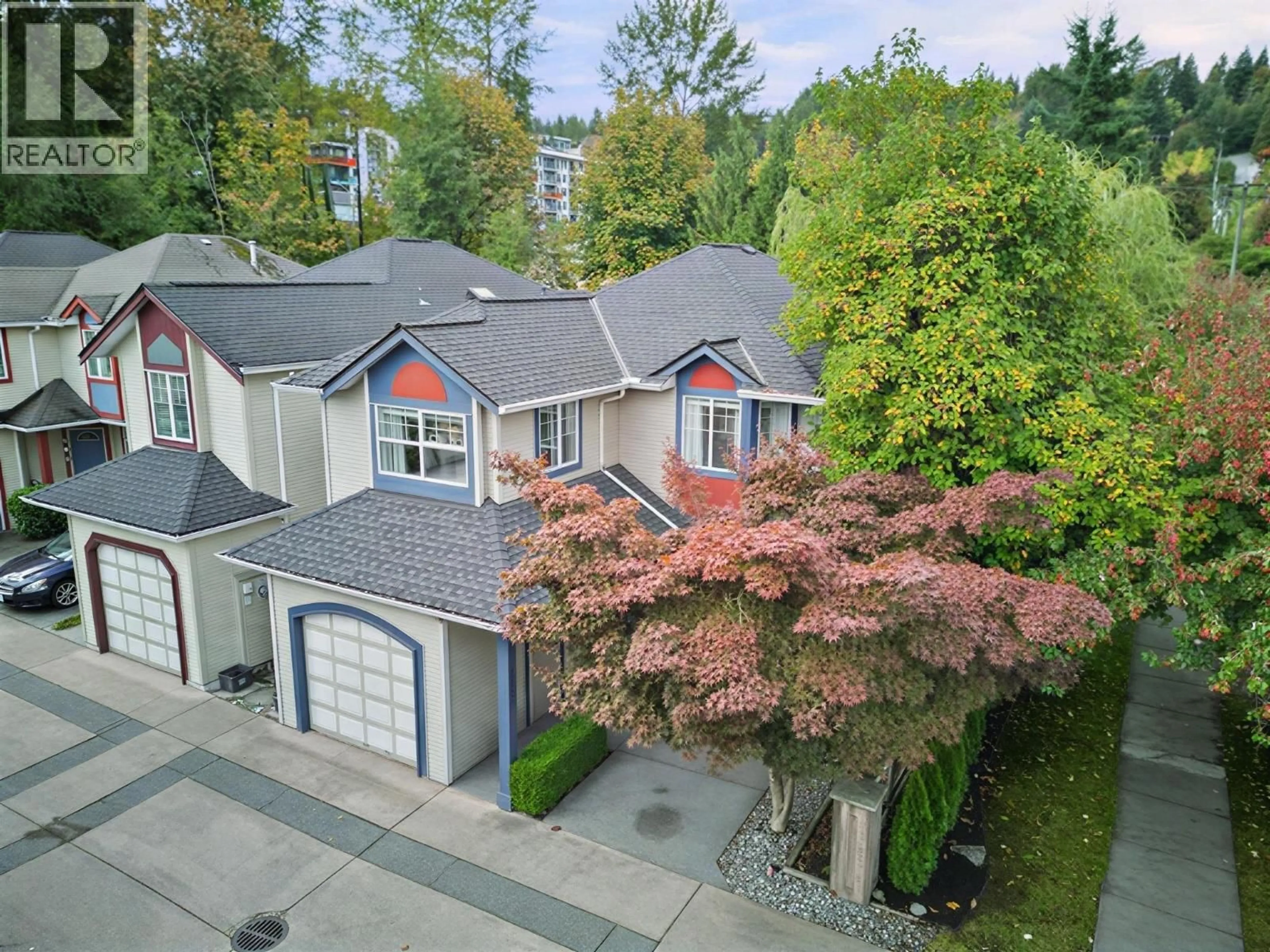 A pic from outside/outdoor area/front of a property/back of a property/a pic from drone, street for 4 - 2123 CLARKE STREET, Port Moody British Columbia V3H1Y5