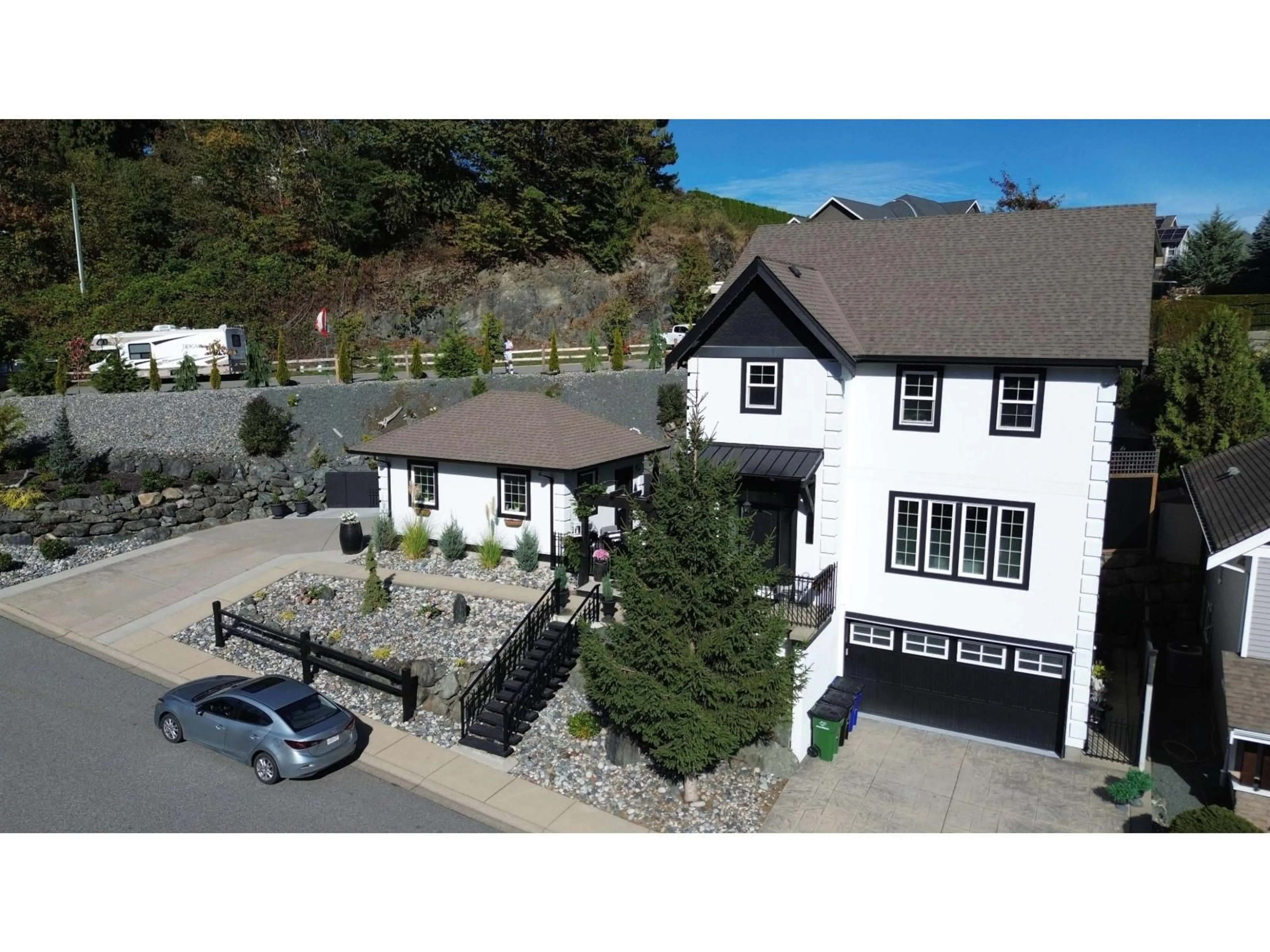 A pic from outside/outdoor area/front of a property/back of a property/a pic from drone, unknown for 45425 ARIEL PLACE, Cultus Lake British Columbia V2R0K7