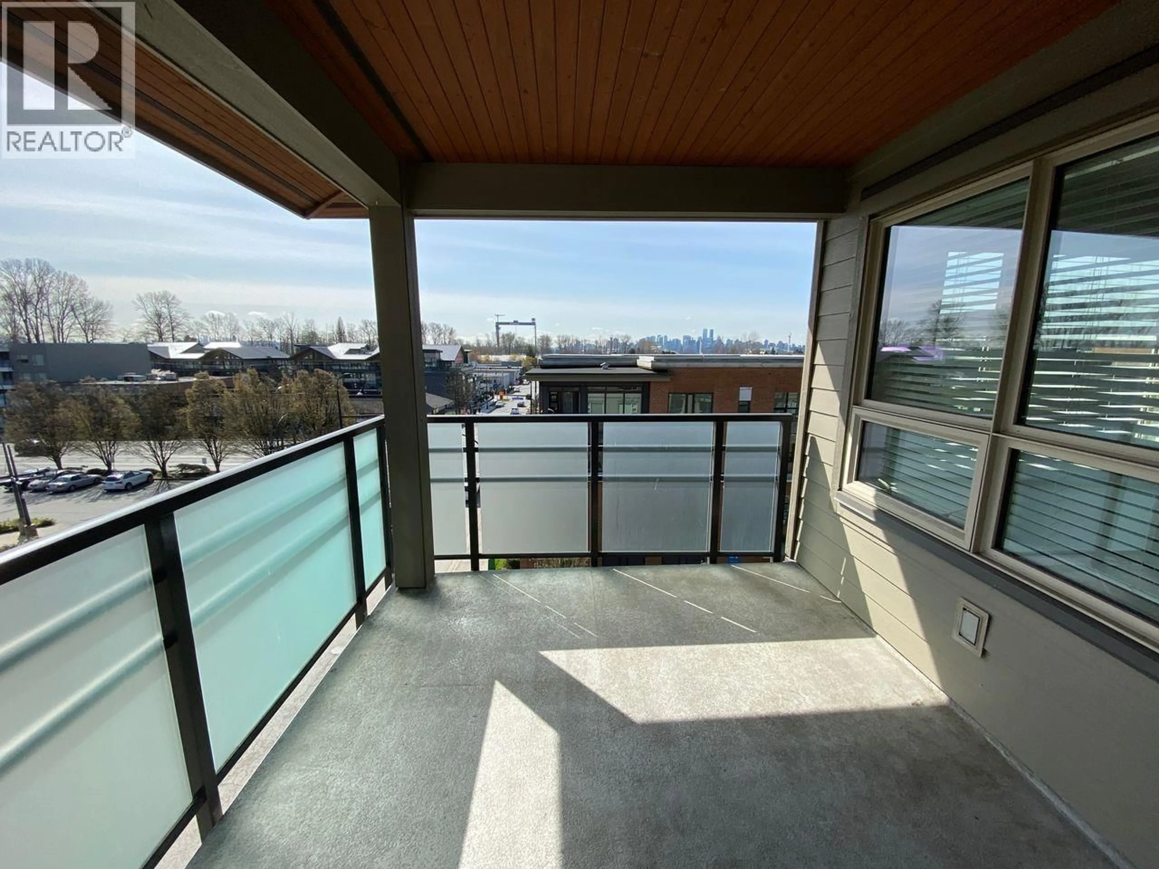 Balcony in the apartment, water/lake/river/ocean view for 509 - 1679 LLOYD AVENUE, North Vancouver British Columbia V7P0A9