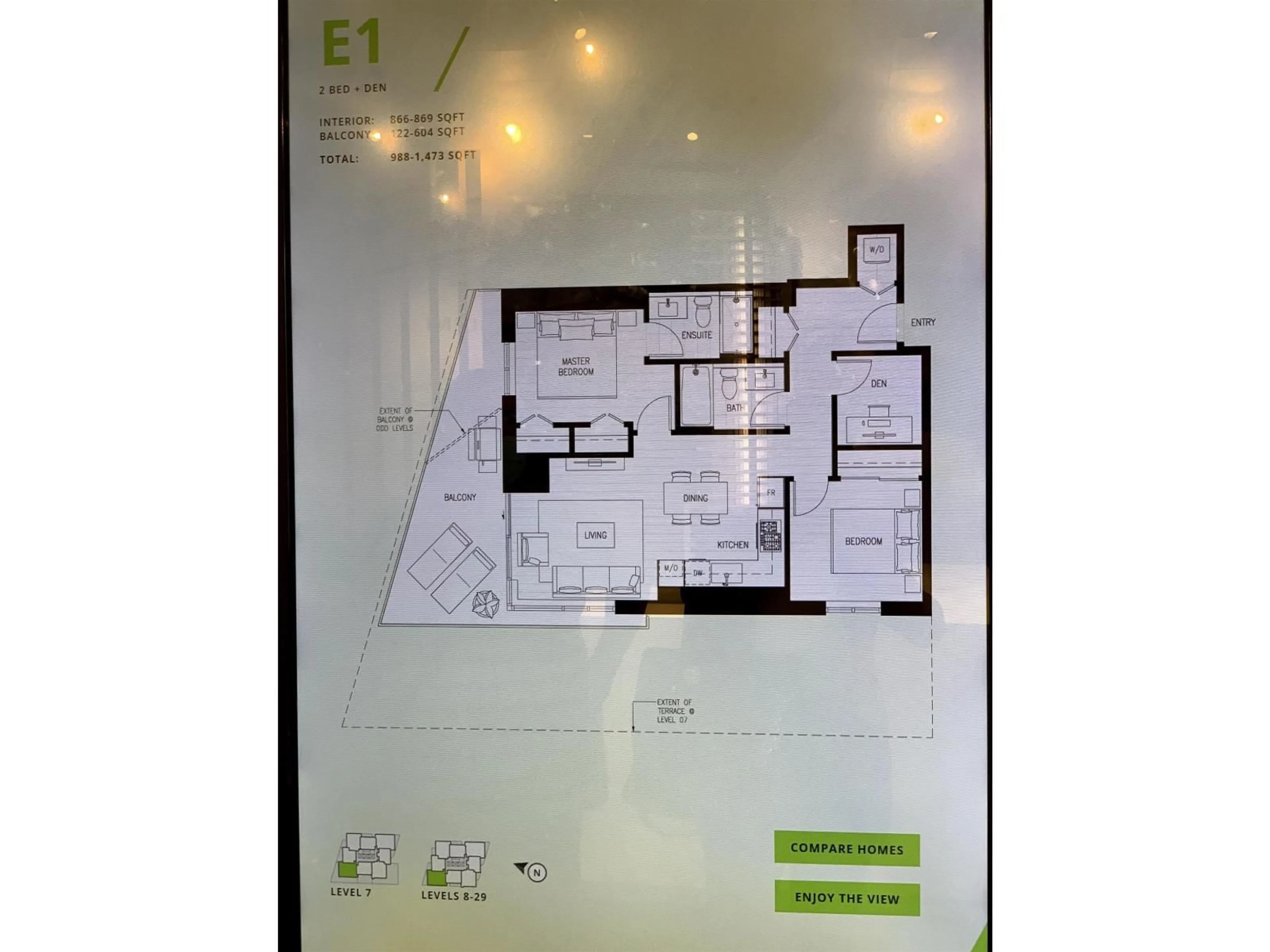 Floor plan for 1808 - 10428 WHALLEY BOULEVARD, Surrey British Columbia V3T1W6