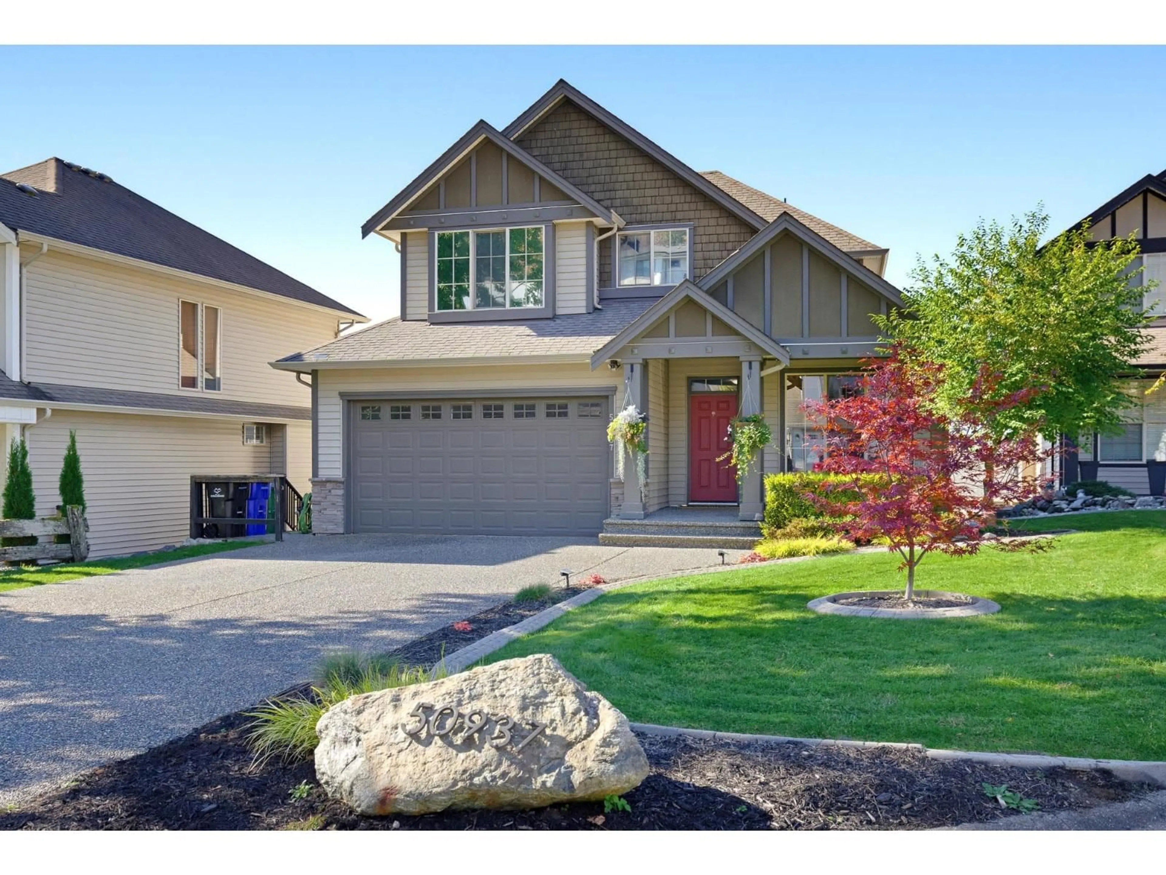 Home with vinyl exterior material, street for 50937 FORD CREEK PLACE, Chilliwack British Columbia V4Z1K5