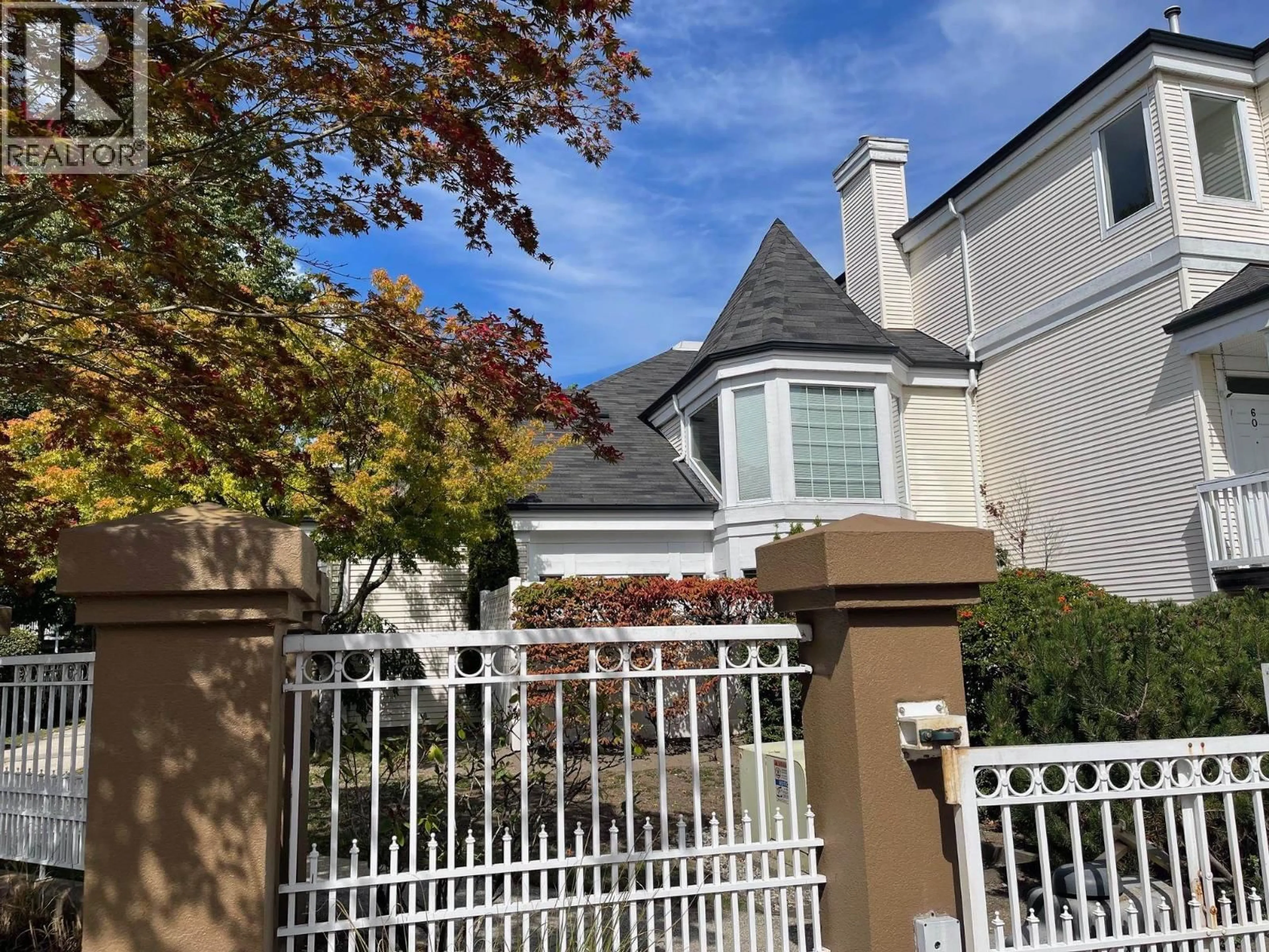 Home with vinyl exterior material, street for 59 - 12411 JACK BELL DRIVE, Richmond British Columbia V5N2X3