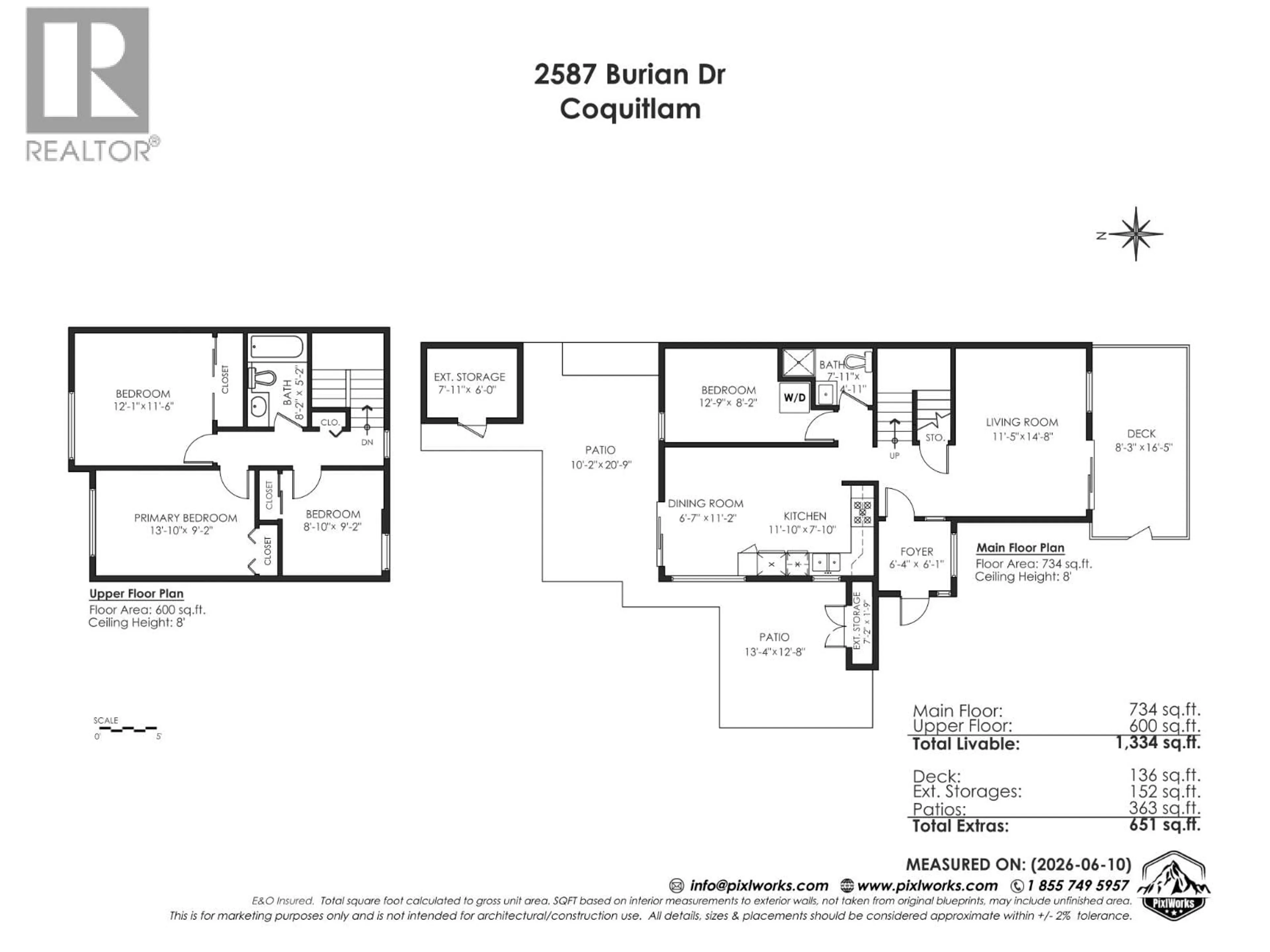Floor plan for 2587 BURIAN DRIVE, Coquitlam British Columbia V3K5W8