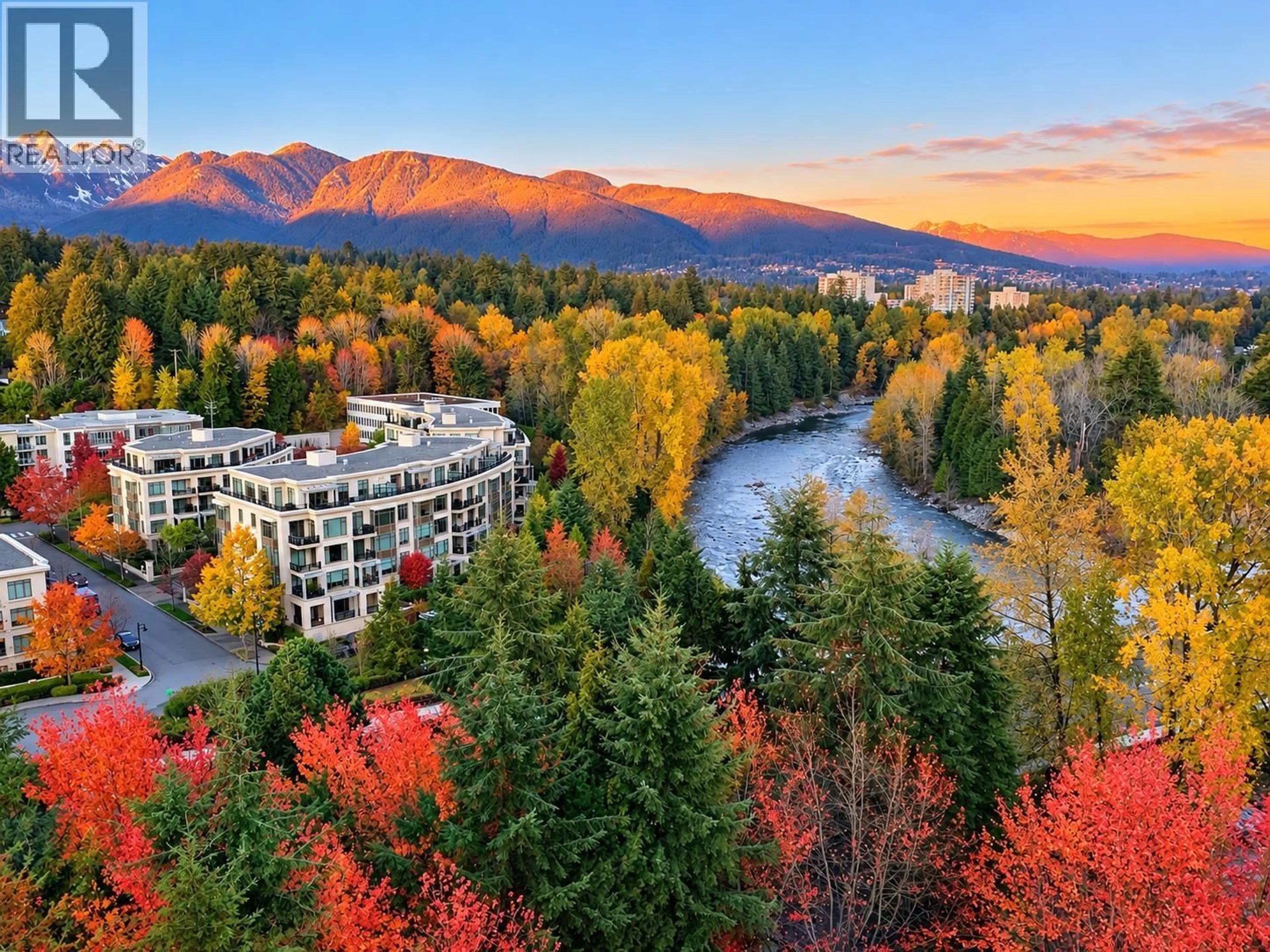 A pic from outside/outdoor area/front of a property/back of a property/a pic from drone, mountain view for 16A - 338 TAYLOR WAY, West Vancouver British Columbia V7T2Y1