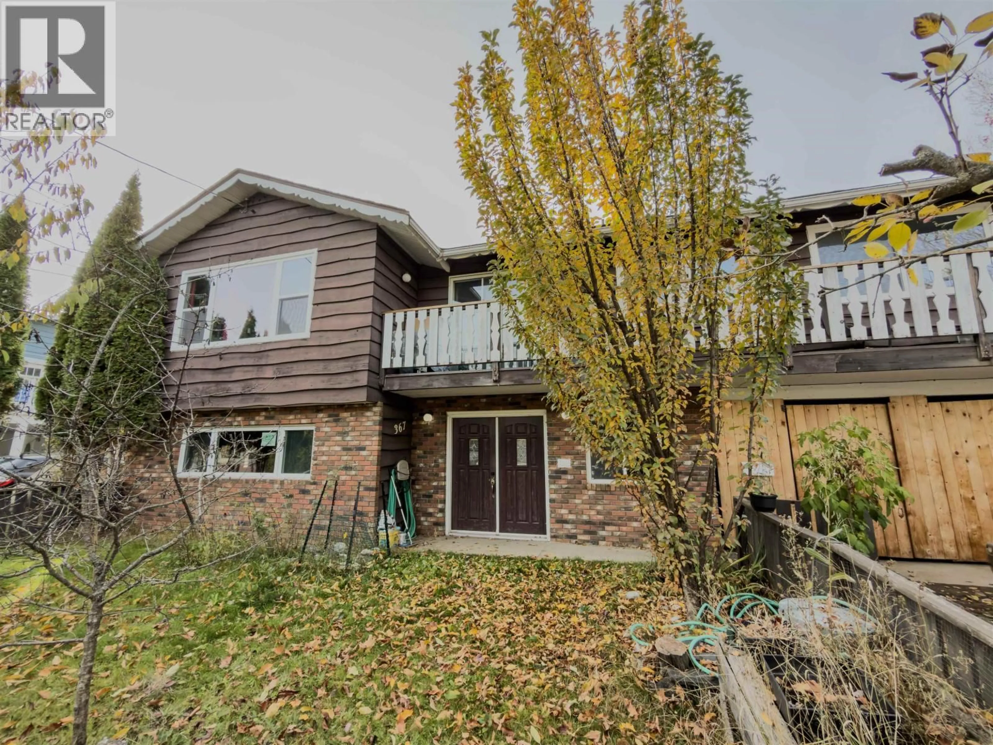 A pic from outside/outdoor area/front of a property/back of a property/a pic from drone, street for 367 ALLARD STREET, Quesnel British Columbia V2J3K7