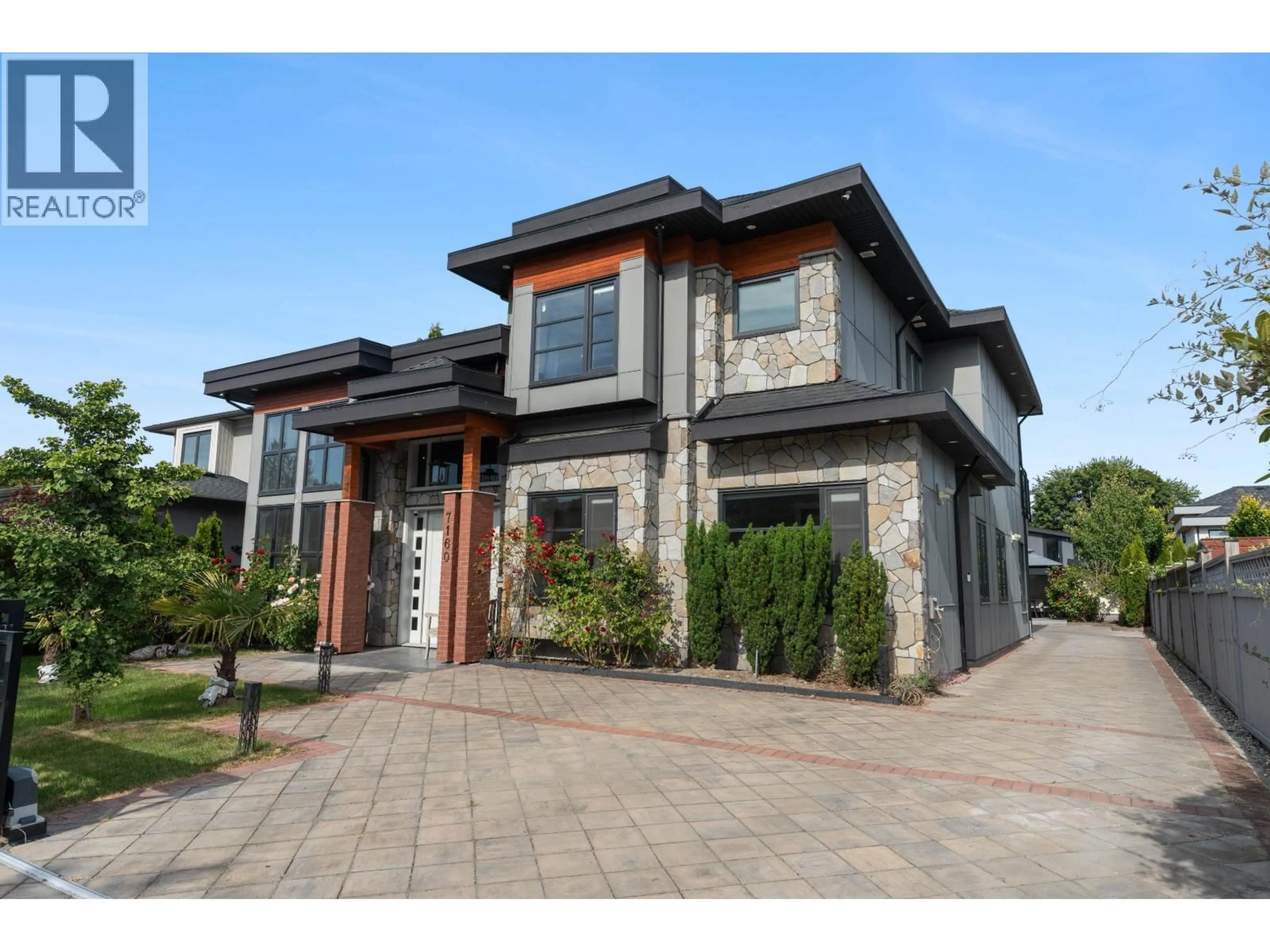 Home with brick exterior material, street for 7160 PARRY STREET, Richmond British Columbia V7C4K5