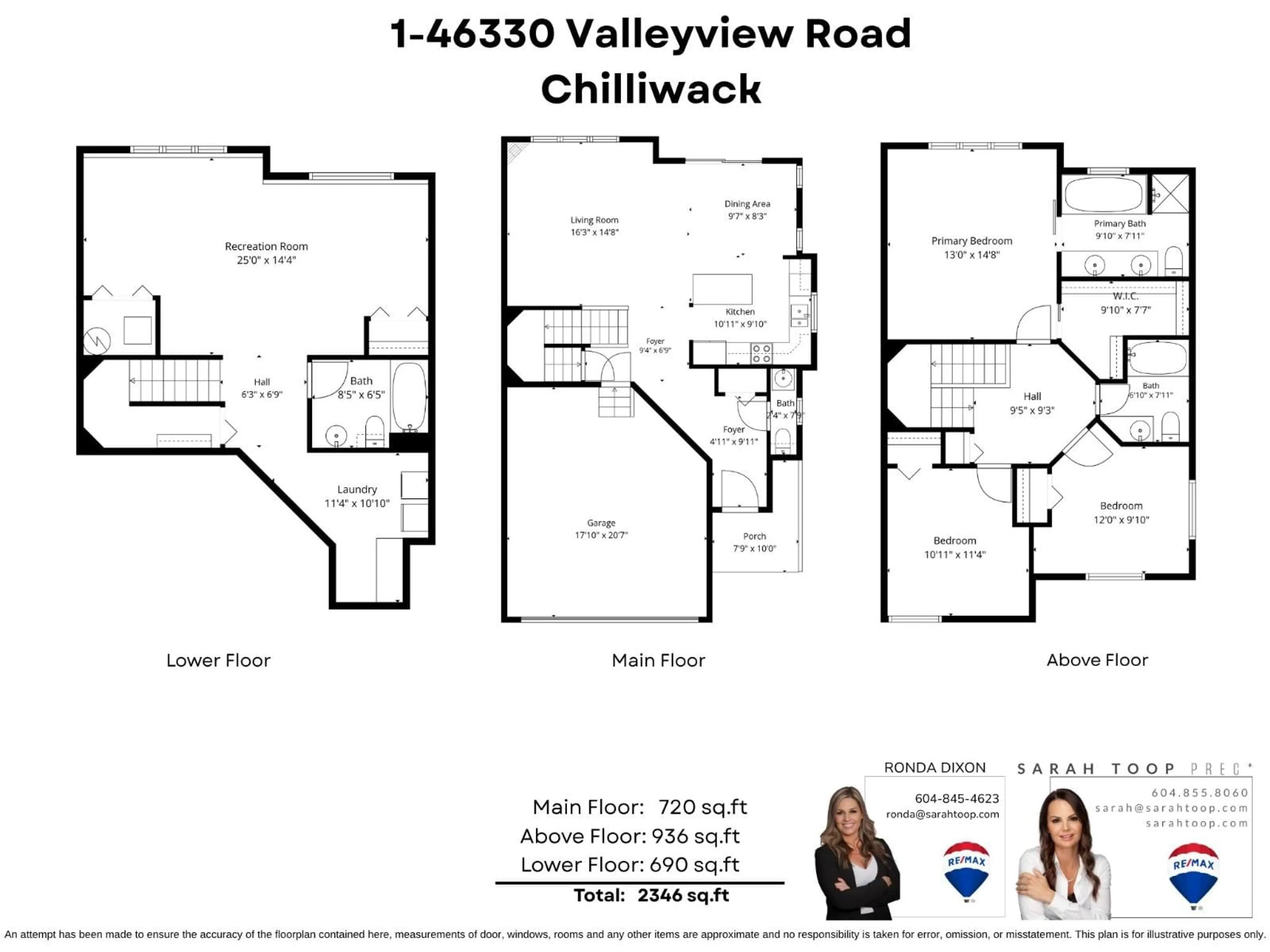 Floor plan for 1 - 46330 VALLEYVIEW ROAD, Chilliwack British Columbia V2R5S6