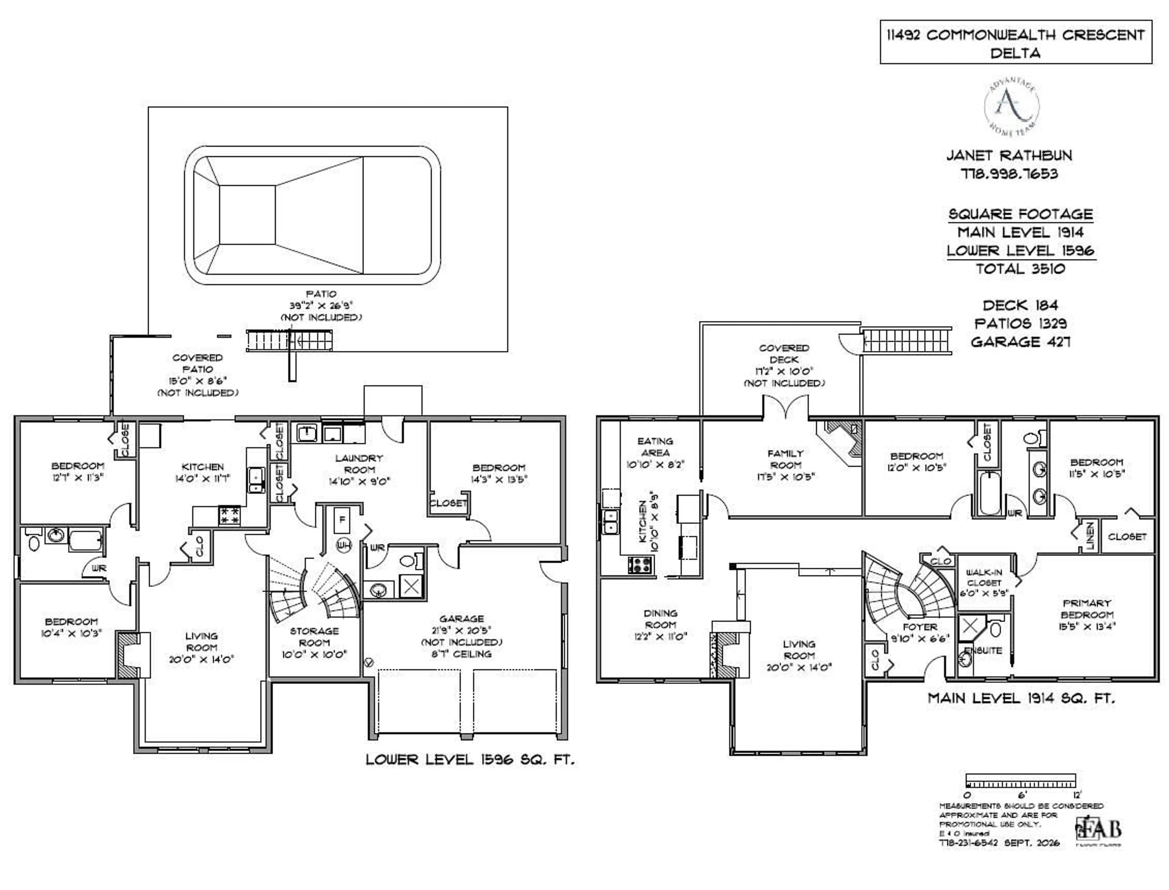 Floor plan for 11492 COMMONWEALTH CRESCENT, Delta British Columbia V4E2N1