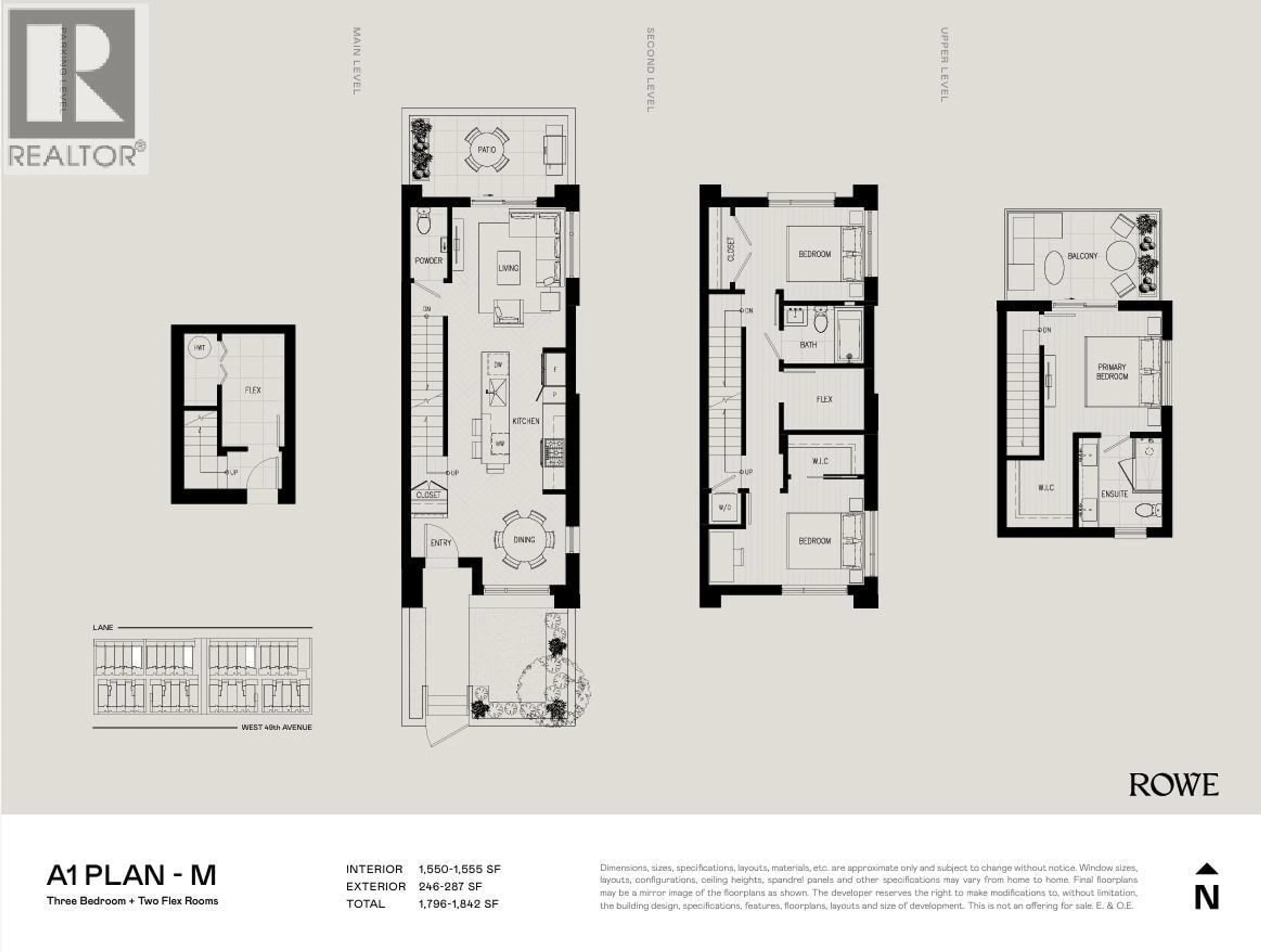 Floor plan for 134 - 765 49TH AVENUE, Vancouver British Columbia V5Z0A1
