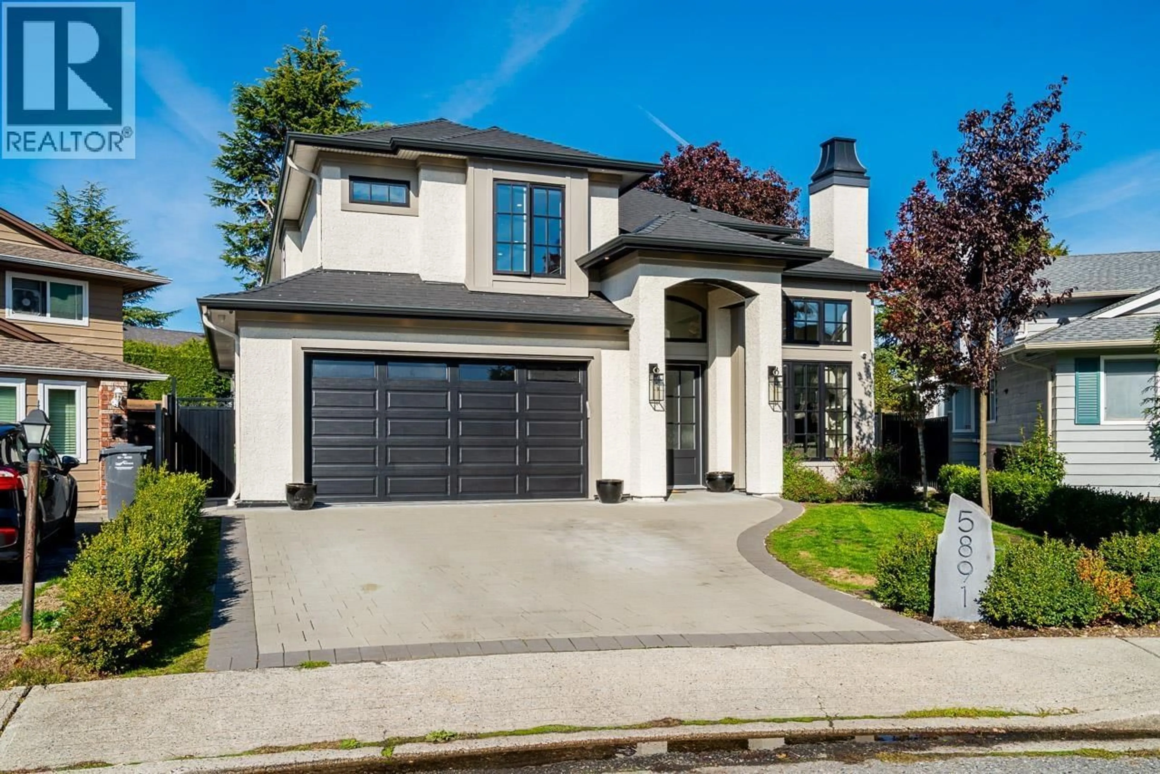 Home with vinyl exterior material, street for 5891 GOLDENEYE PLACE, Richmond British Columbia V7E3V7