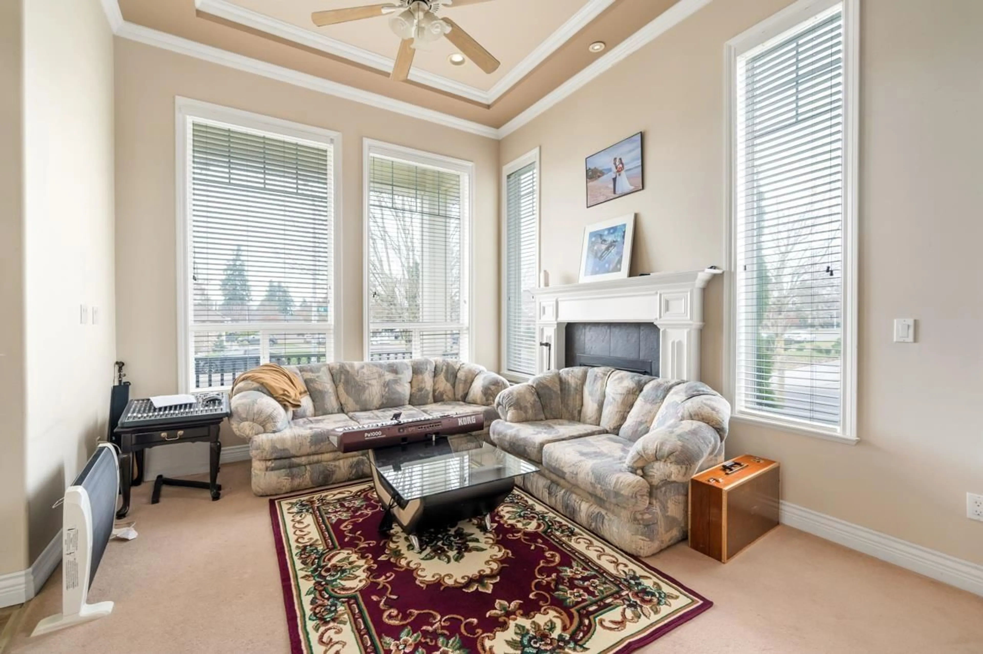 Living room with furniture, unknown for 14496 74 AVENUE, Surrey British Columbia V3S0N1
